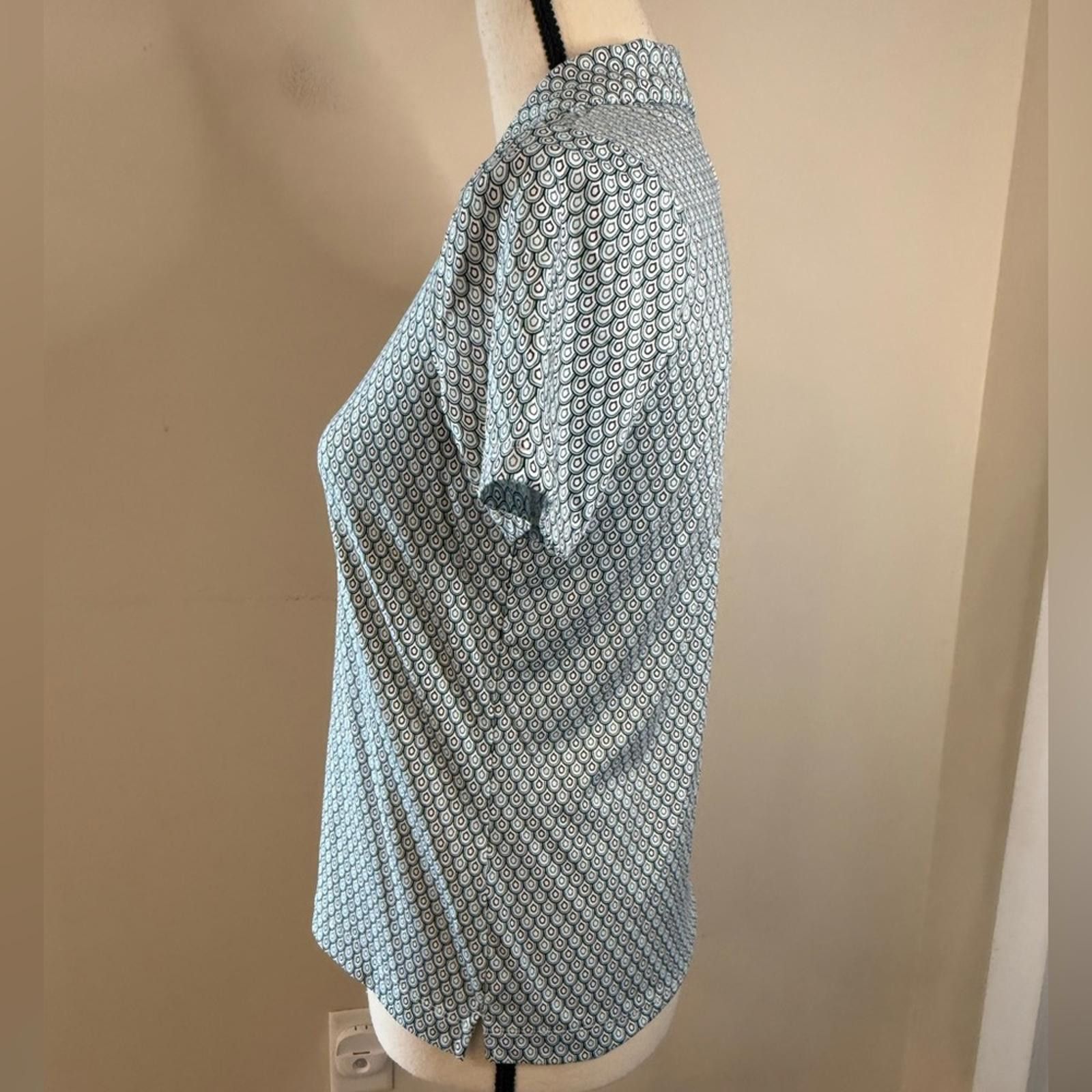 Other EP PRO Tour Tech golf polo preppy teal black white SZ XS Size XS / US 0-2 / IT 36-38 - 3 Thumbnail