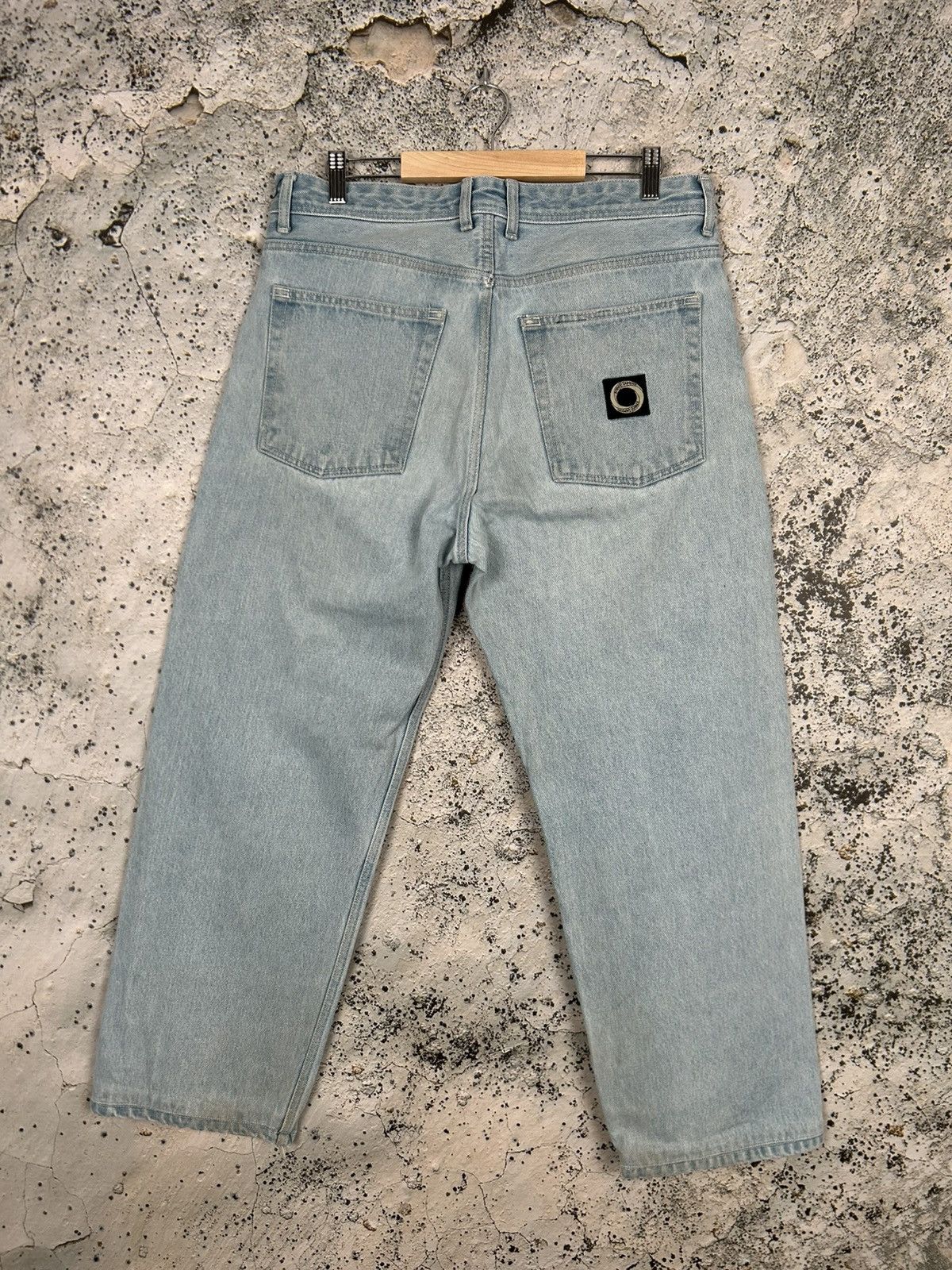 Other Vintage Light Stone Wash Denim Pants Baggy Skateboarding Size US 32 / EU 48 - 2 Thumbnail