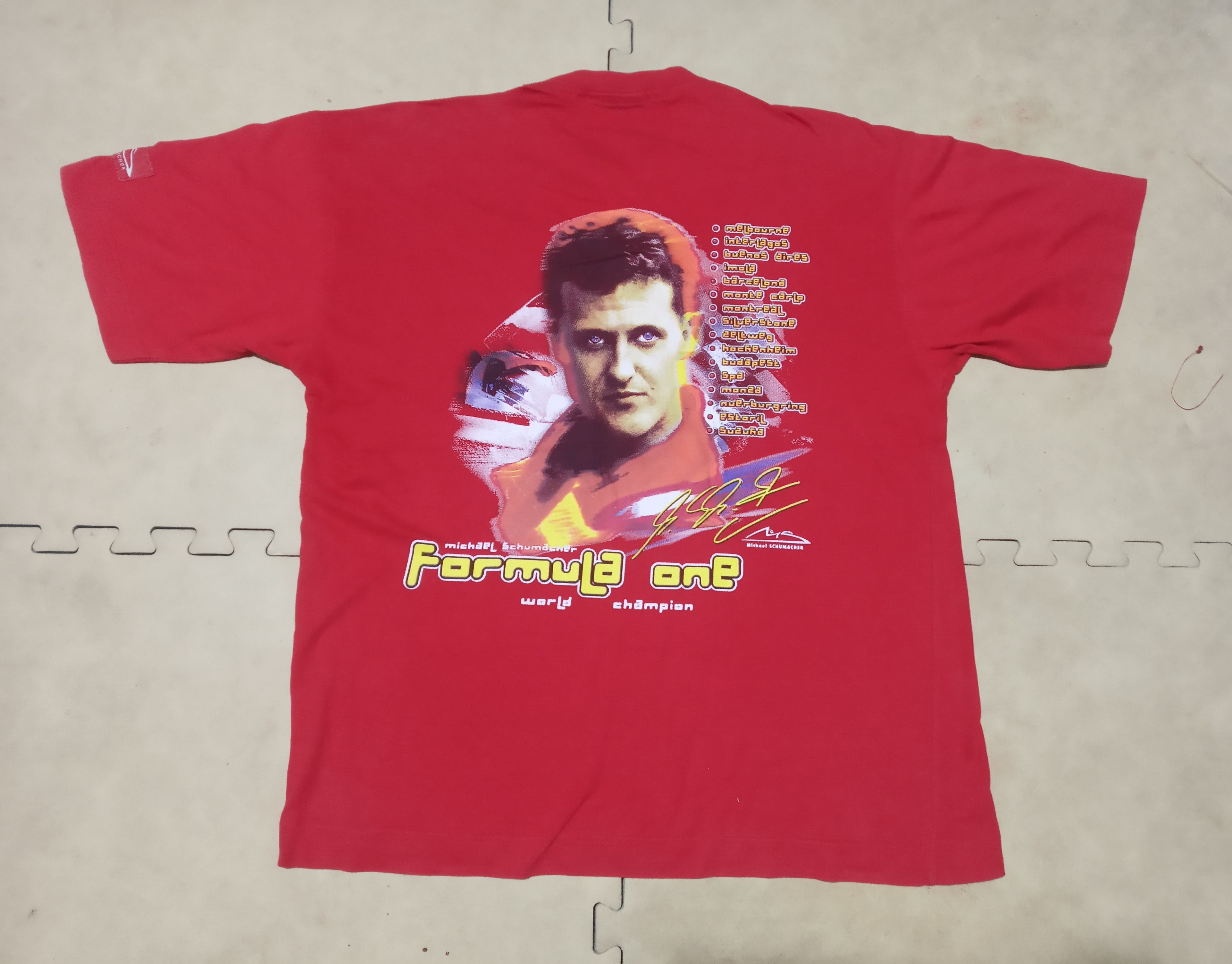 Formula 1 Vintage Michael Schumacher F1 World Champion Size US M / EU 48-50 / 2 - 2 Thumbnail