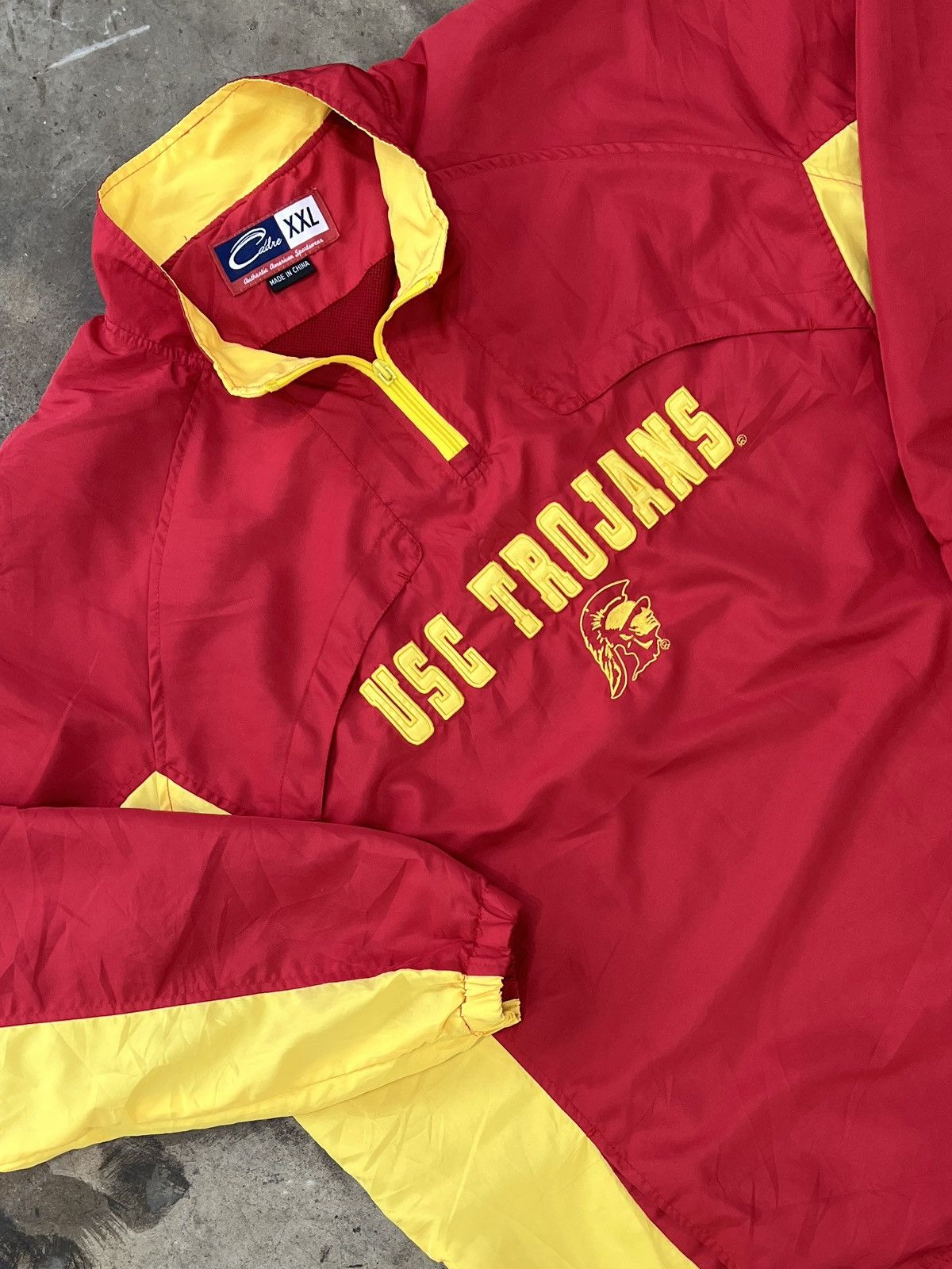 NCAA Vintage USC Trojans College Windbreaker Pullover XXL Size US XXL / EU 58 / 5 - 1 Thumbnail
