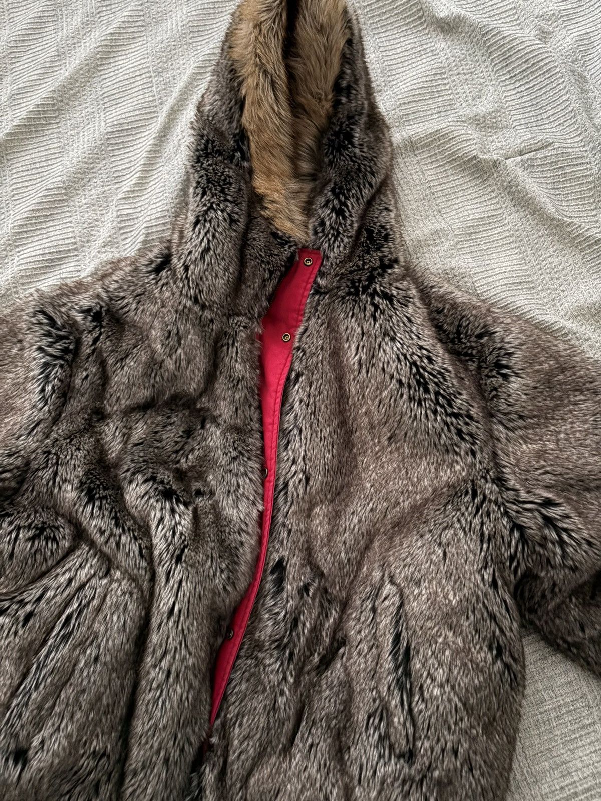 Supreme Supreme Reversible Faux Fur Hooded Work Jacket Size US L / EU 52-54 / 3 - 9 Thumbnail