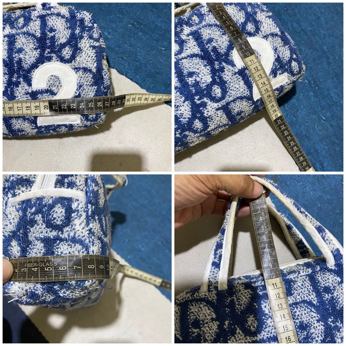 Dior Vintage Christian Dior Trotter Terry Cloth Mini Bag Size ONE SIZE - 18 Thumbnail