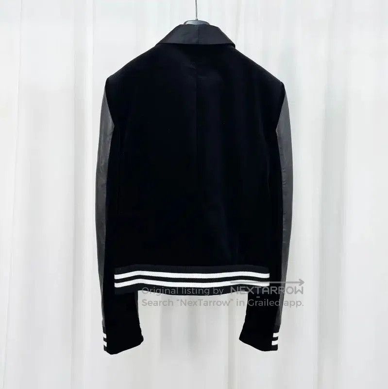 Balmain Balmain Black Leather and Velvet Short Jacket . Size US XL / EU 56 / 4 - 2 Thumbnail