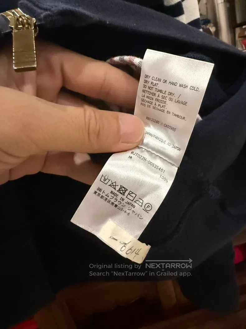 Thom Browne Thom Browne Blue and green zipper coat Size US L / EU 52-54 / 3 - 5 Thumbnail