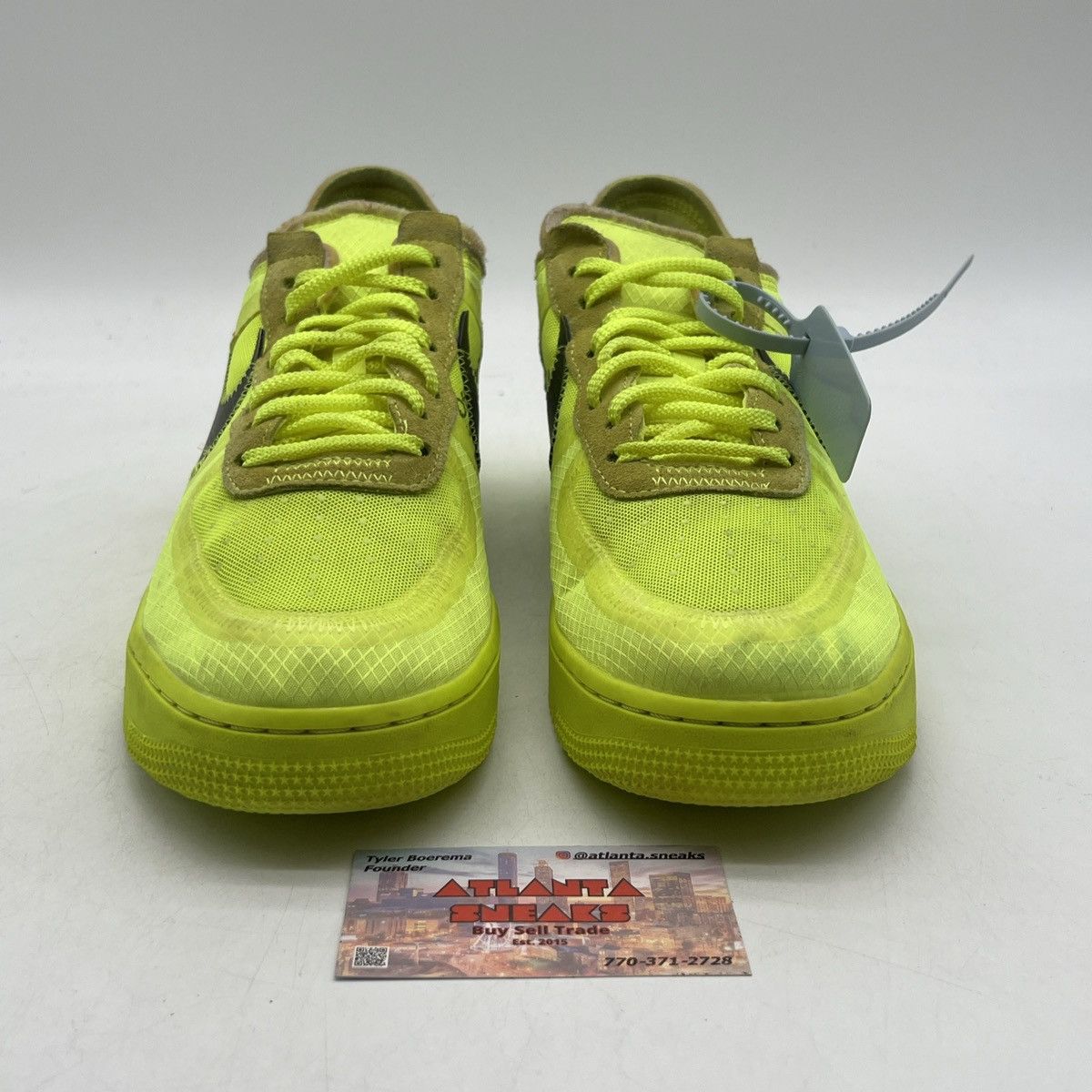 Nike Off-White x Air Force 1 low volt Size US 10.5 / EU 43-44 - 2 Thumbnail