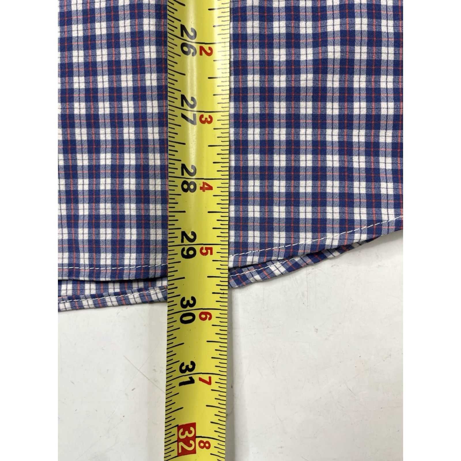 Mizzen+Main Mizzen+Main Mens Shirt L Blue Plaid Button Up Collared Slim Fit Twill Easy Care All Seasons City Classic Size US L / EU 52-54 / 3 - 5 Thumbnail