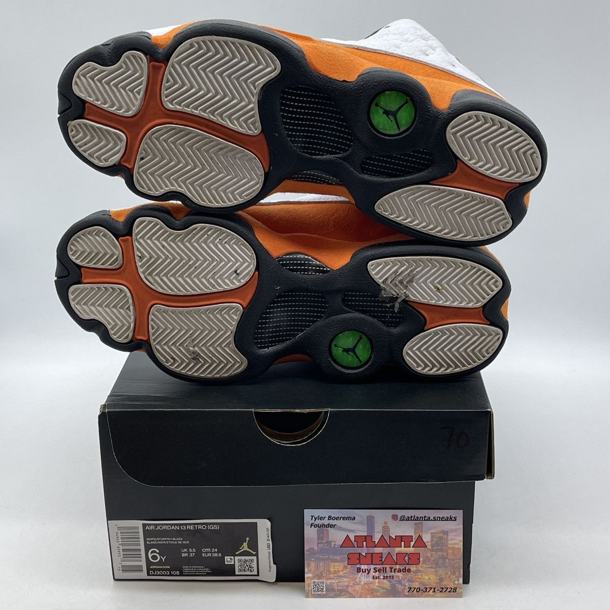 Jordan Brand Air Jordan 13 starfish Size US 6 / EU 39 - 7 Thumbnail