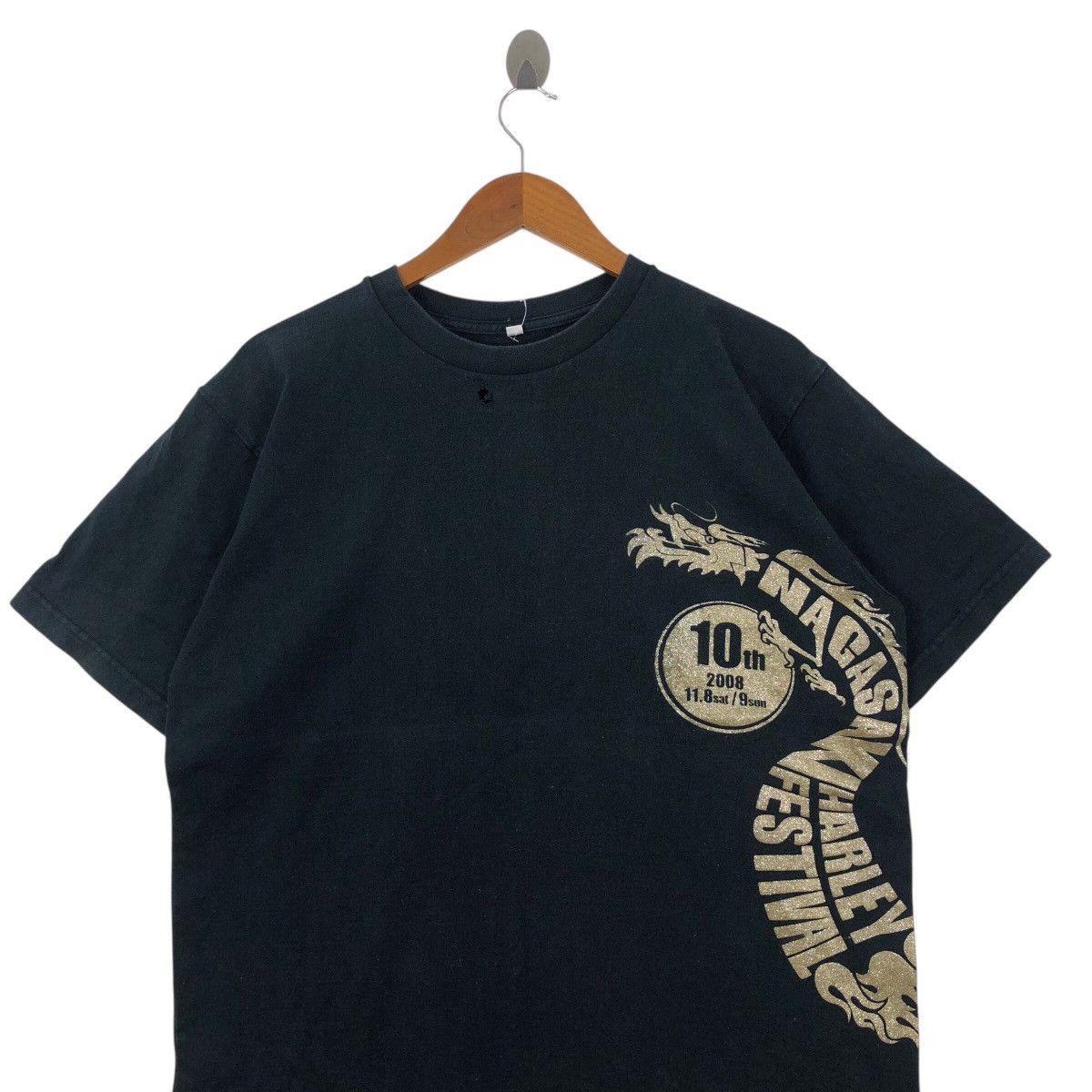 Harley Davidson HARLEY DAVIDSON Nagasaki Festival Tee Shirt Size US XL / EU 56 / 4 - 2 Thumbnail