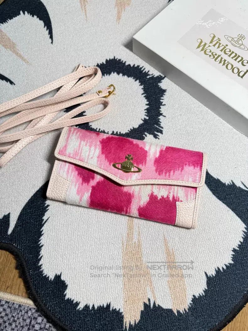 Vivienne Westwood Vivienne Westwood size os Pink Horsehair Bag Multi-Way Carr Size ONE SIZE - 4 Thumbnail