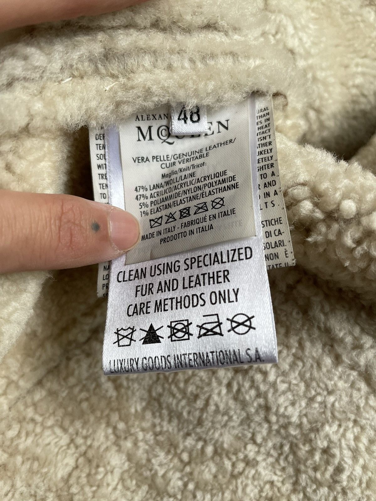 Alexander McQueen Alexander McQueen Shearling Flight Jacket Size US M / EU 48-50 / 2 - 7 Thumbnail