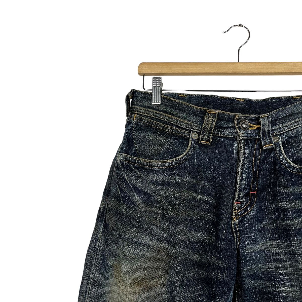 14th Addiction Vintage Wrangler Distressed Denim Jeans Size 28" / US 6 / IT 42 - 6 Thumbnail