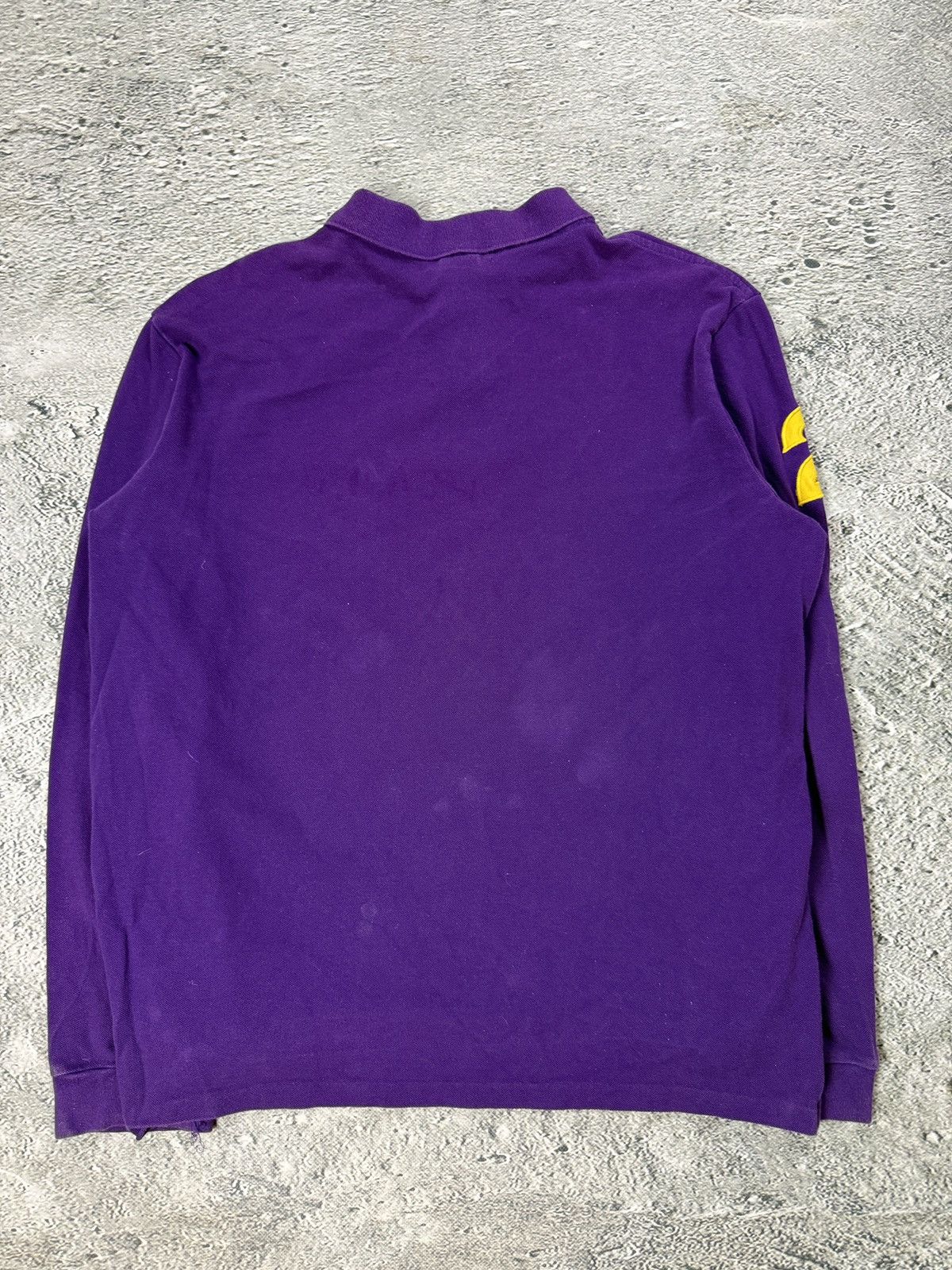 Ralph Lauren Chief Keef Polo Ralph Lauren longsleeve purple big pony Size US XXL / EU 58 / 5 - 4 Thumbnail