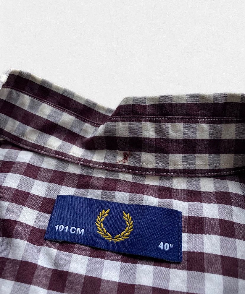 Fred Perry RARE Fred Perry check ls shirt Size US M / EU 48-50 / 2 - 2 Thumbnail