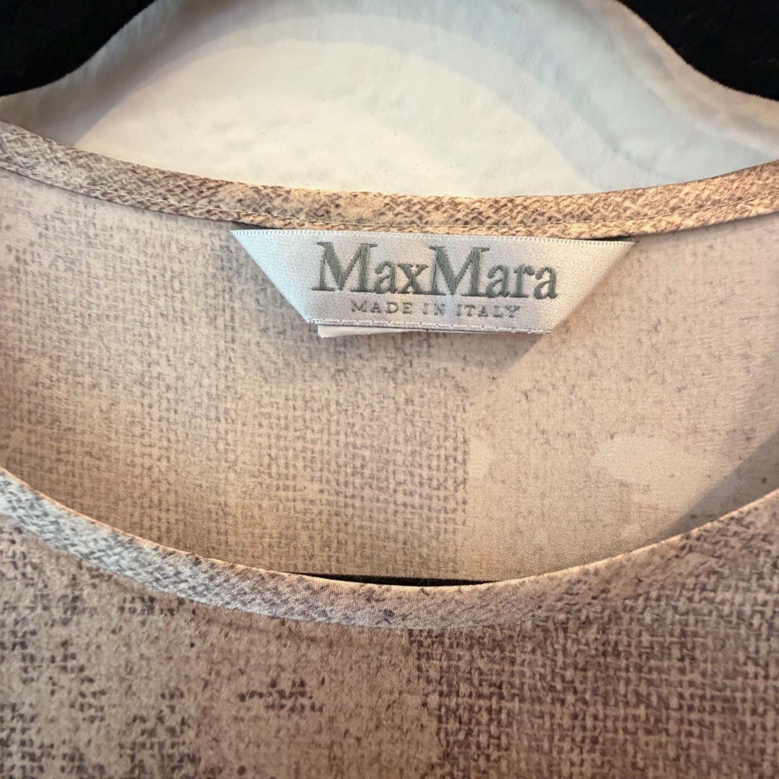 Max Mara Max Mara Silk Tunic Top Art Print Italian Designer Size M Size M / US 6-8 / IT 42-44 - 2 Thumbnail