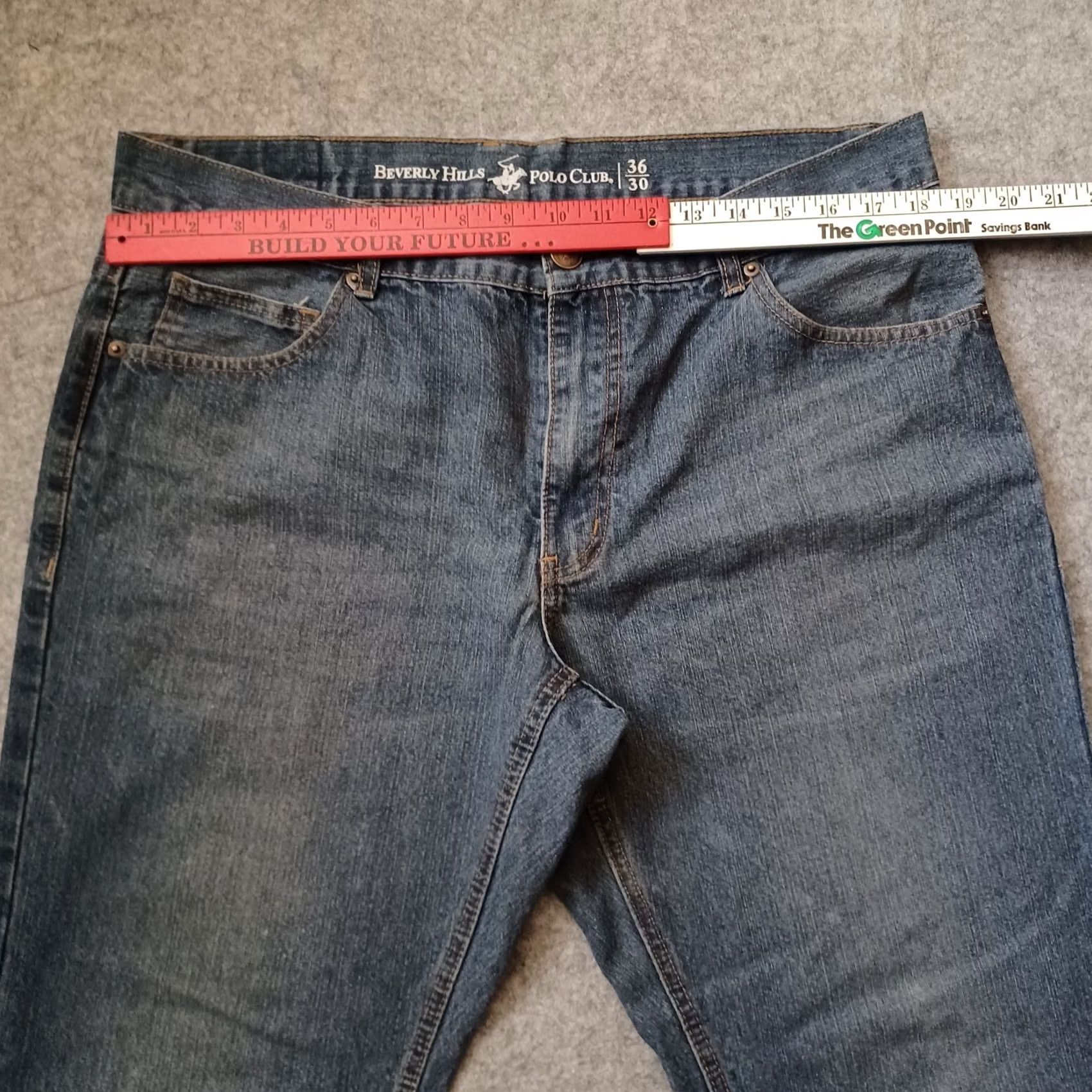 Beverly Hills Polo Club Beverly Hills Polo Club Jeans Mens 36x30 Blue Distressed Straight Denim 5-Pocket Regular Blue Mens Size US M / EU 48-50 / 2 - 7 Thumbnail