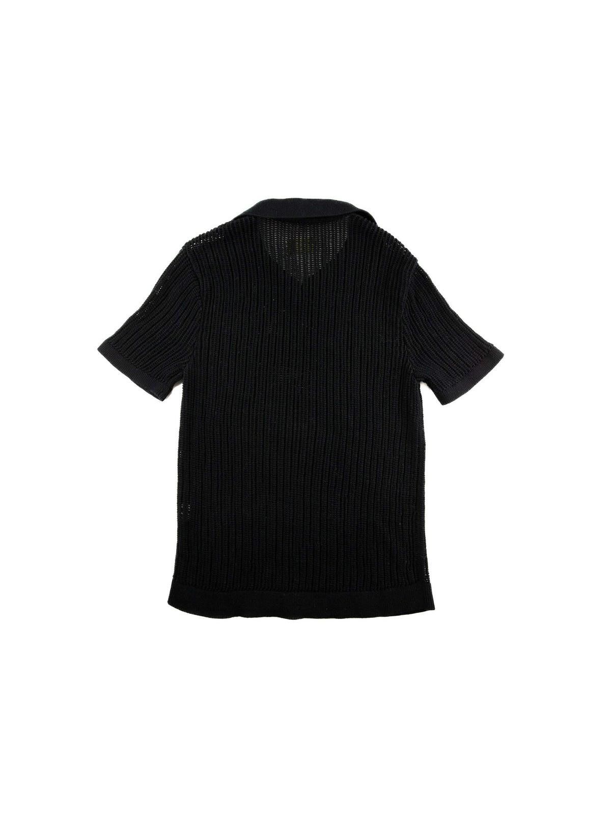 Aime Leon Dore Aime Leon Dore Mens Mesh Knit Black Polo Small Black Size US S / EU 44-46 / 1 - 5 Thumbnail