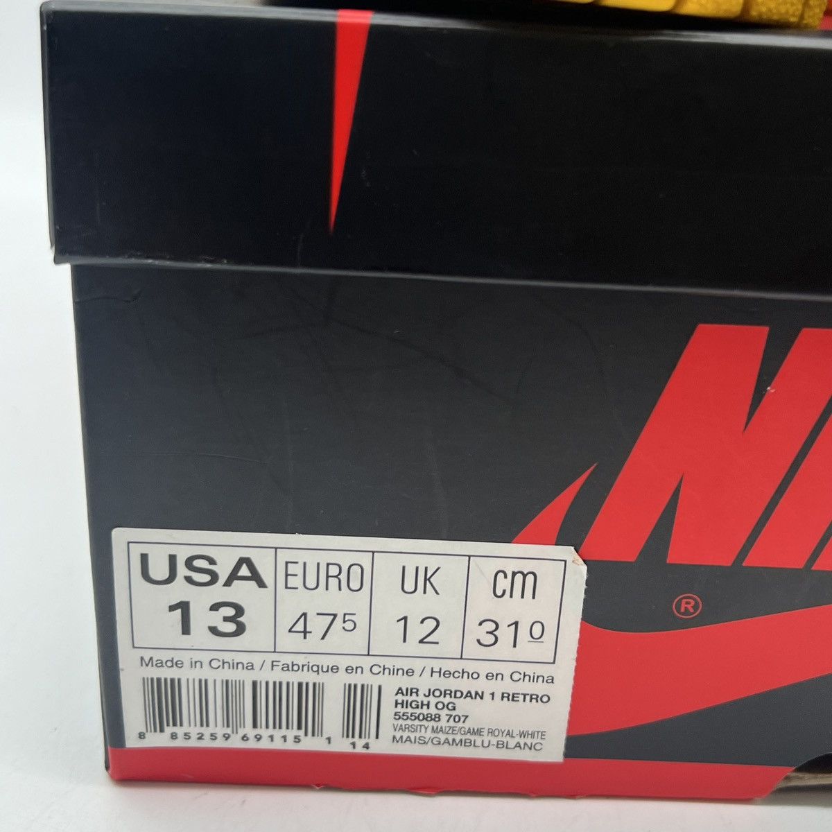 Nike Air Jordan 1 high Laney Size US 13 / EU 46 - 6 Thumbnail