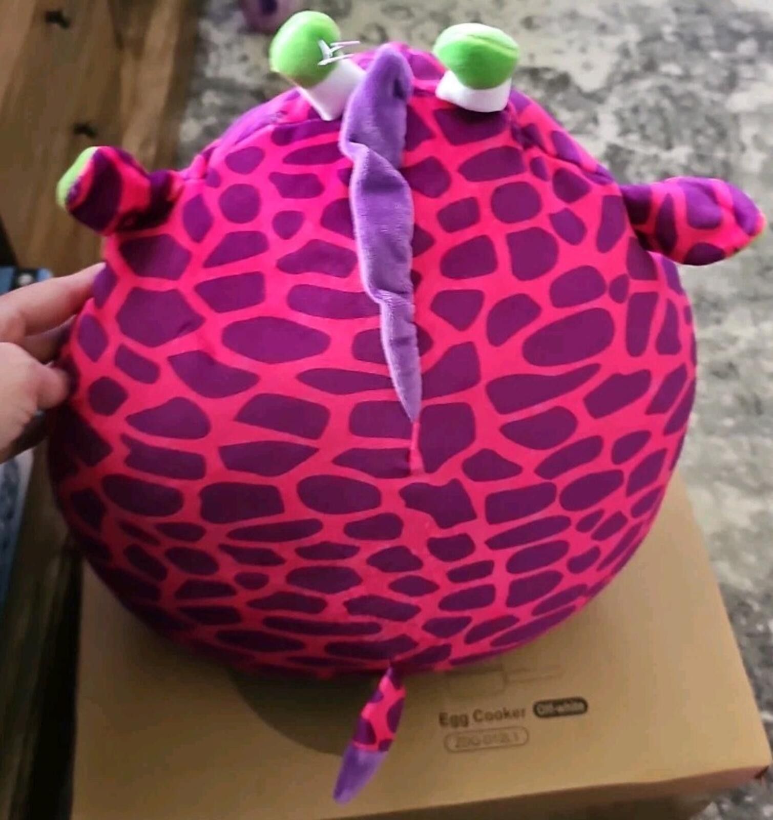 Tyler The Creator TY Squish A Boos Gilbert Pink Purple Giraffe 12” Plush Size ONE SIZE - 3 Thumbnail