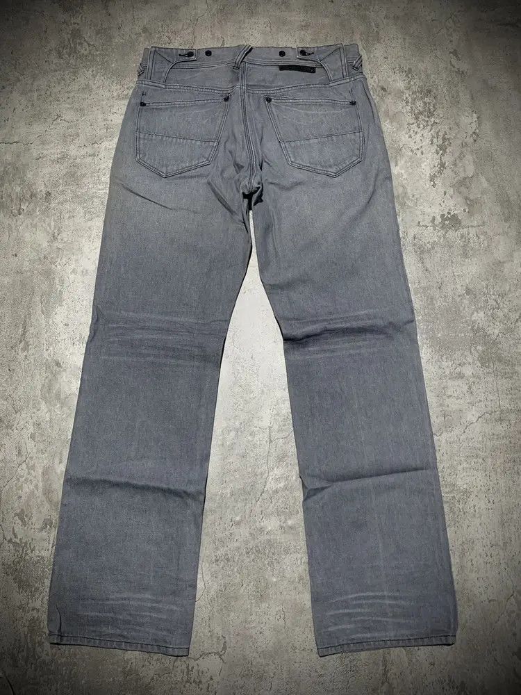 291295=Homme 291295 Homme leather cowhide park baggy jeans Size US 33 - 6 Thumbnail