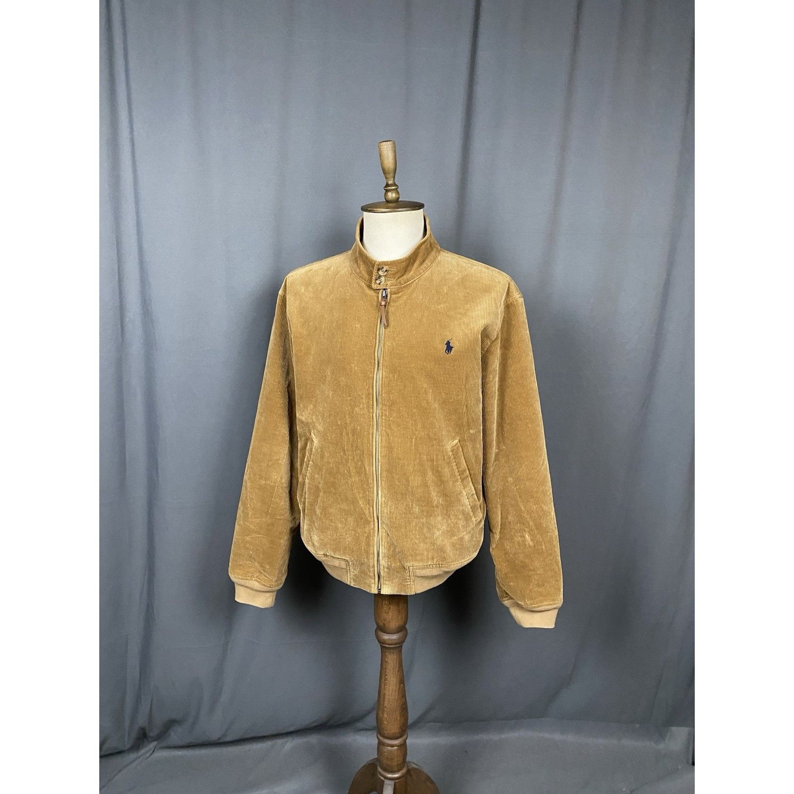 Ralph Lauren MINT! Polo Ralph Lauren Men's Beige Brown Corduroy Bomber Ja Size US XL / EU 56 / 4 - 3 Thumbnail