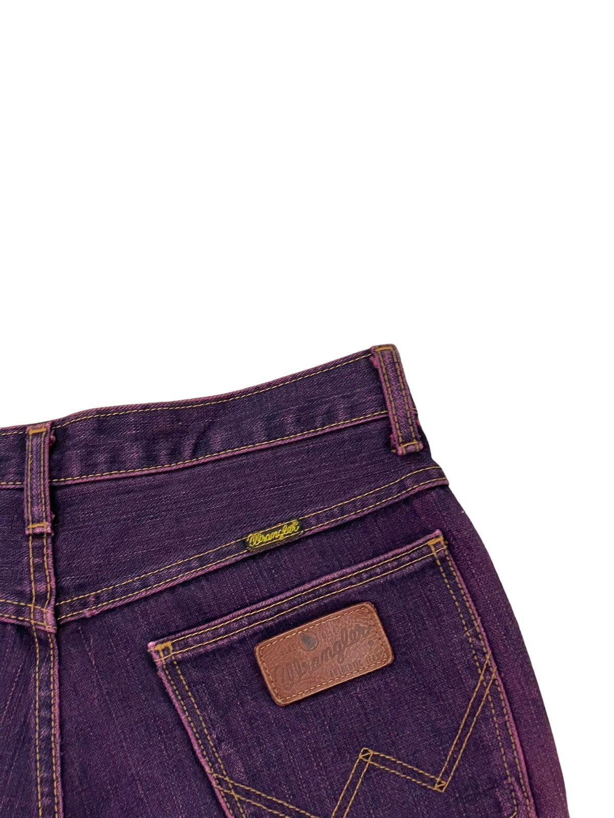 Wrangler Flare Jeans Vtg Wrangler Japan Distress Boot Cut 7🟦2 Size US 29 - 18 Thumbnail