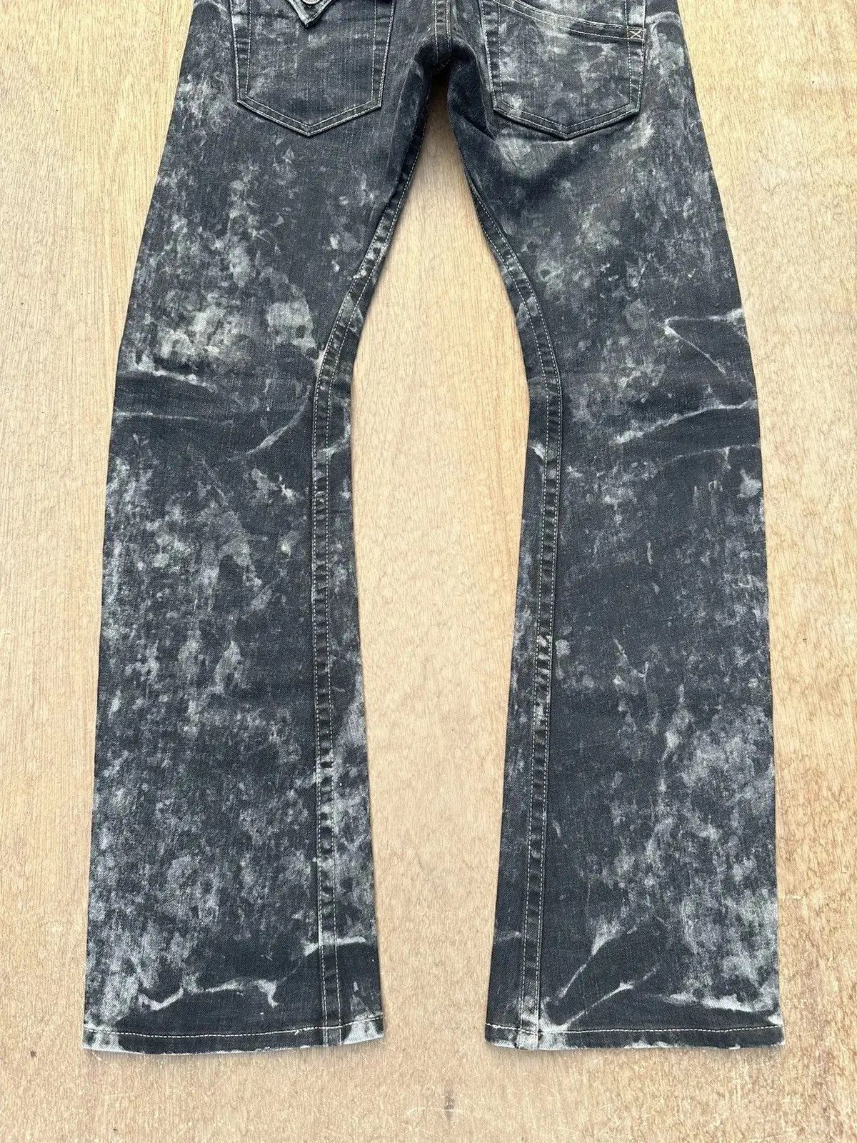 Killer Acid W31 L32 Vintage RATTLE TRAP Curve/Banana Legs Acid Wash Pant Size US 31 - 12 Thumbnail