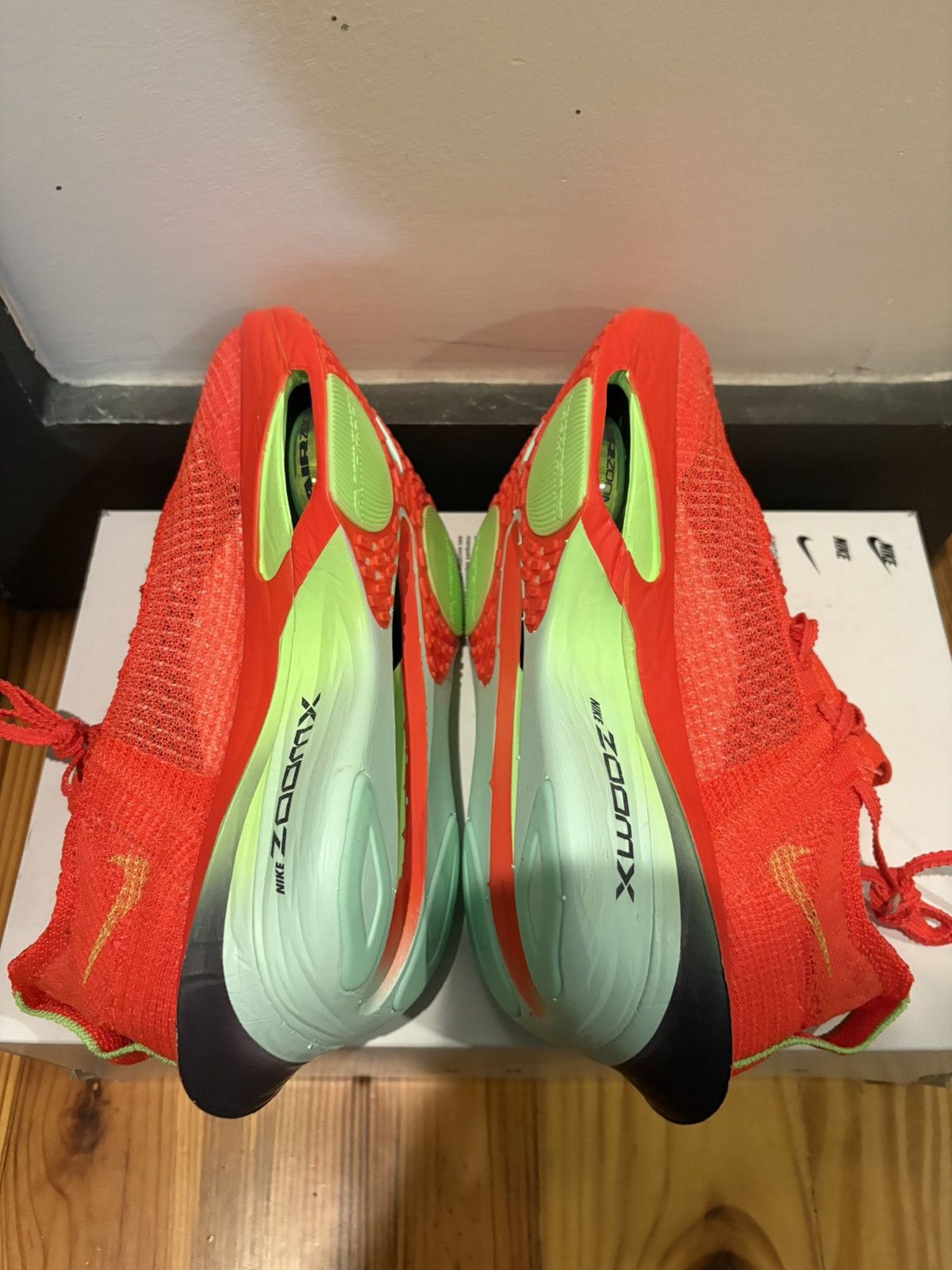 Nike Nike Air Zoom Alphafly NEXT% 3 'Bright Crimson Lime Blast' Size US 6.5 / IT 36.5 - 5 Thumbnail