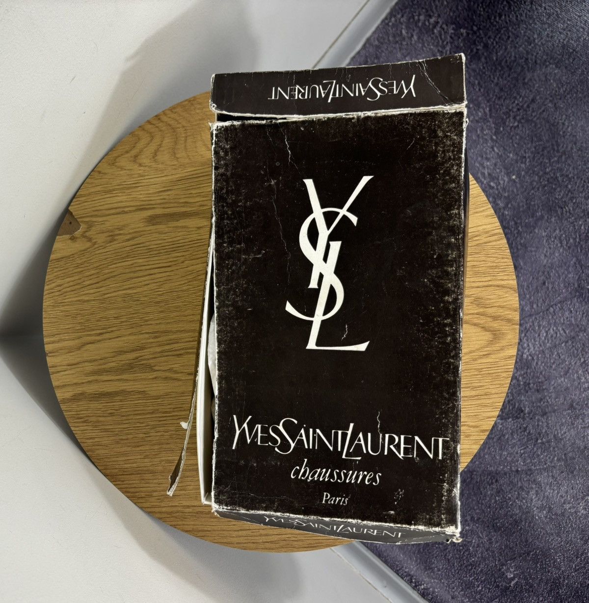 Vintage Yves Saint Laurent Vintage Gold Silk Satin Slingback Heels Size US 7.5 / IT 37.5 - 23 Thumbnail