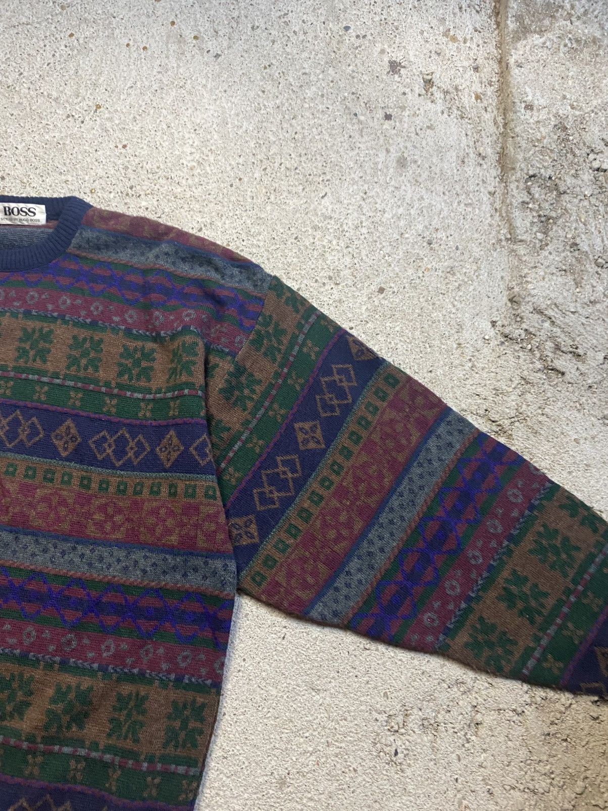 Hugo Boss Hugo boss vintage knitwear sweater italy grandpa retro Size US XL / EU 56 / 4 - 10 Thumbnail