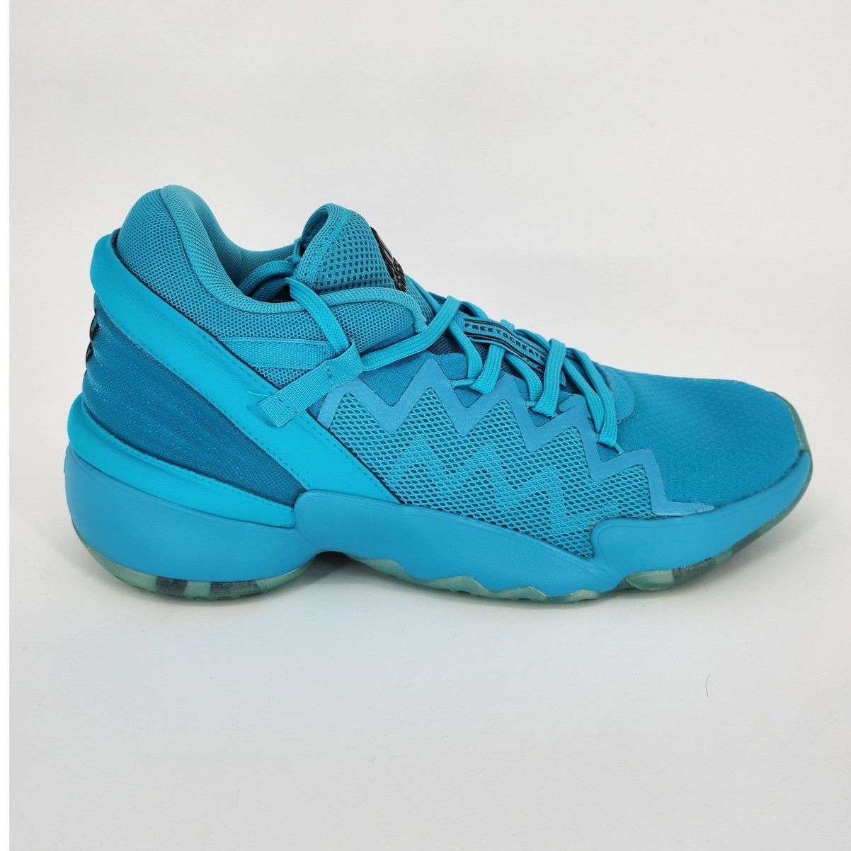 Adidas Adidas D.O.N. Issue 2 Crayola Signal Cyan Sky Blue Sneaker 9 Size US 9 / EU 42 - 5 Thumbnail