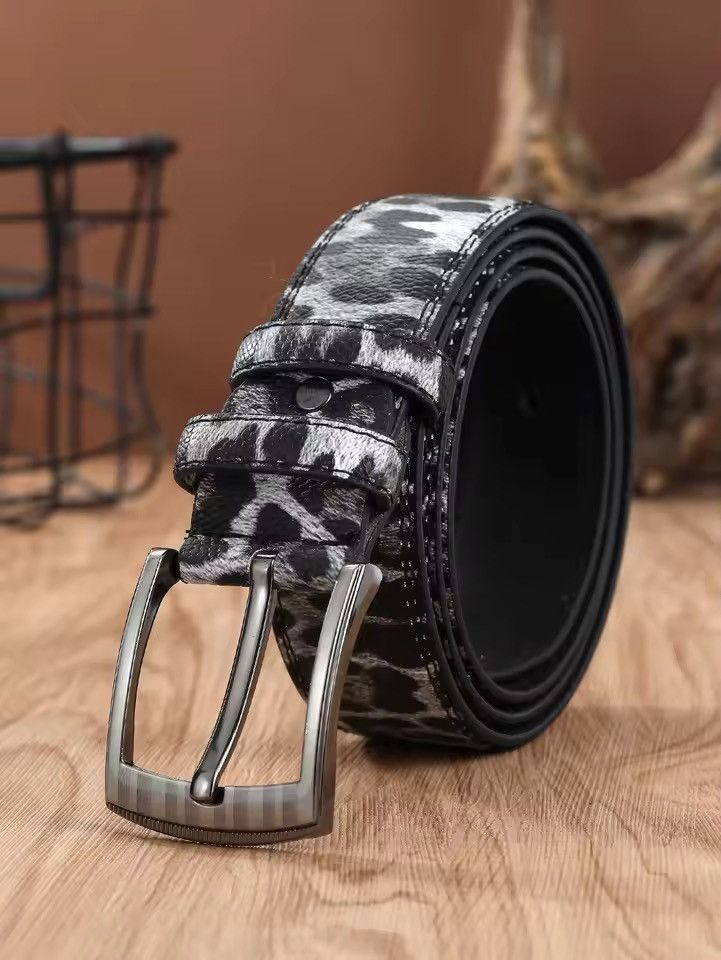 Leather 130 cm Mizuhara x Maki Camo Pu Leather Belt Size ONE SIZE - 4 Thumbnail