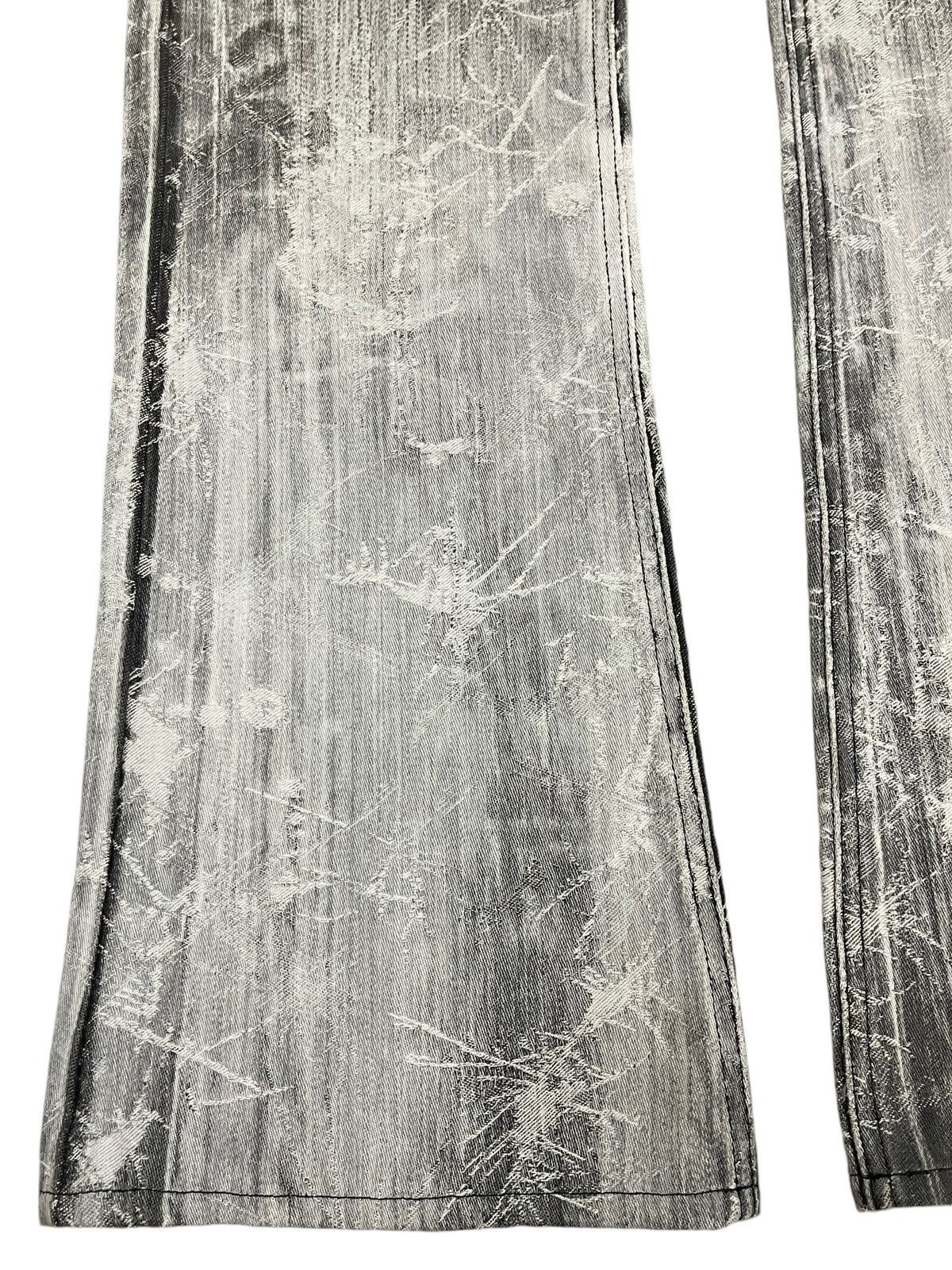 Tornado Mart Vintage Japan Edge Rupert Faded Spider Web Style Flare Jeans Size US 32 / EU 48 - 6 Thumbnail