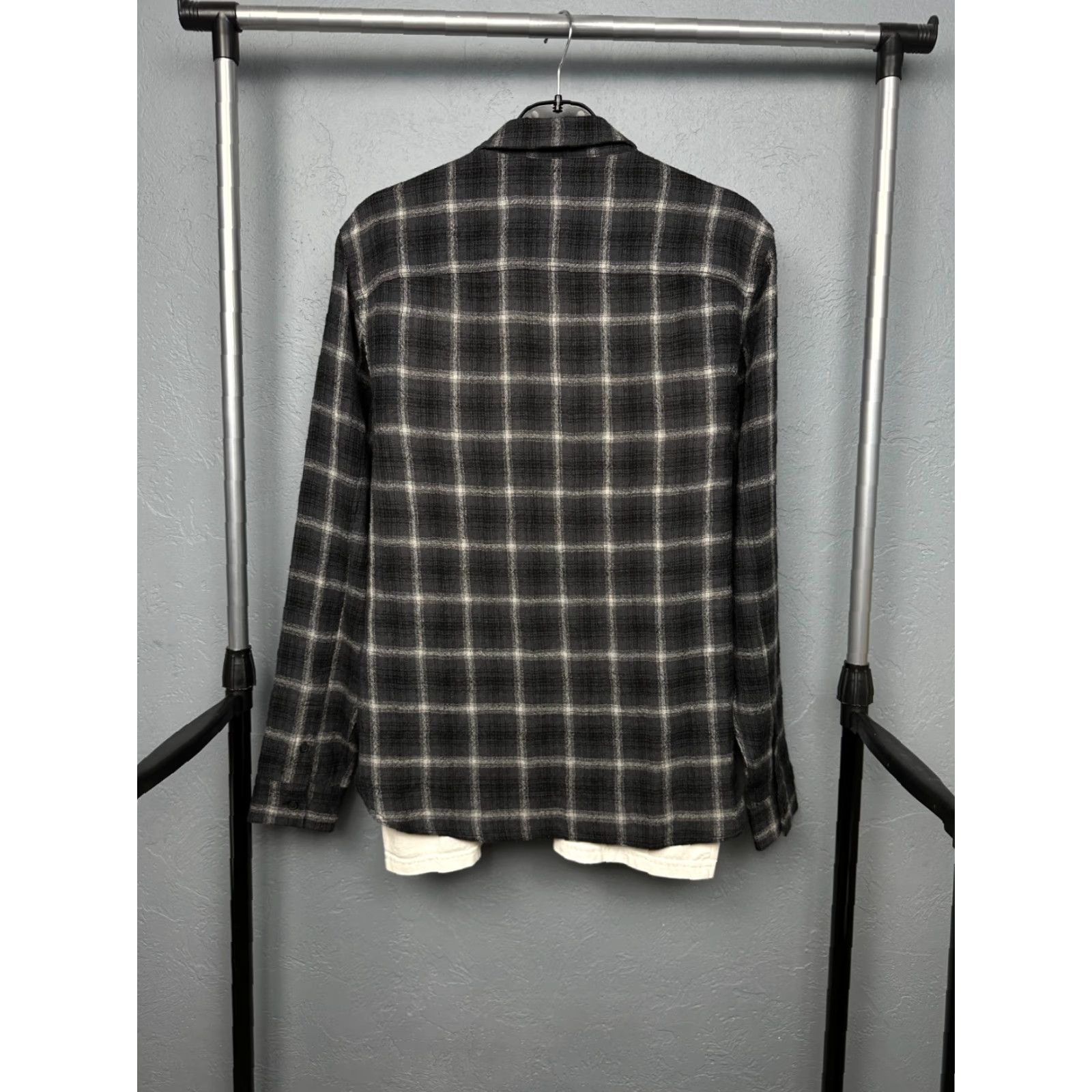 Allsaints Allsaints Crenshaw Wool Flannel Plaid Shirt S Mens Regular Multicolor Size US S / EU 44-46 / 1 - 5 Thumbnail