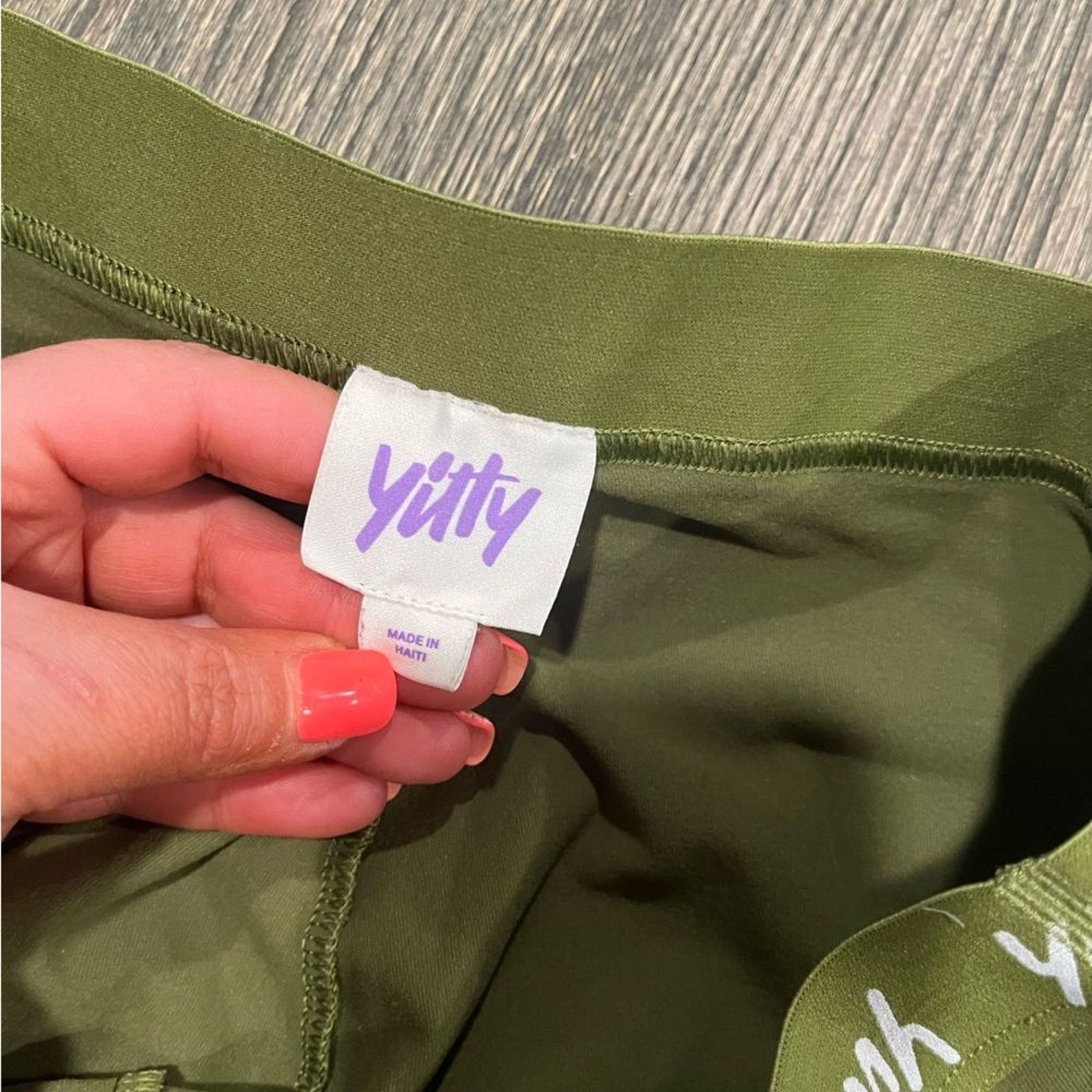 Vintage Yitty Major Label Shaping High Waist Logo Legging 7/8 XL Size 31" - 6 Thumbnail