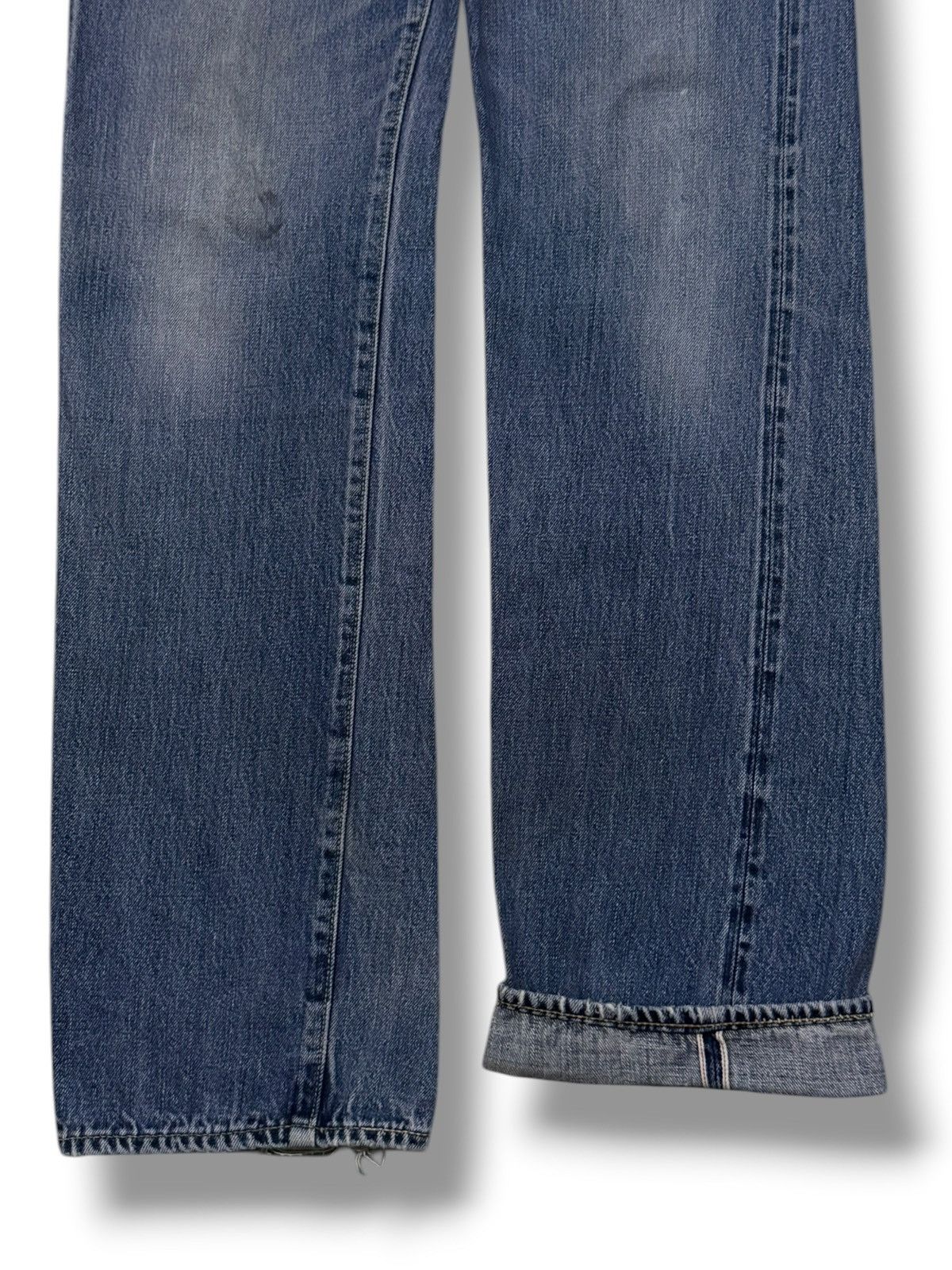 Japanese Brand Vintage 90s Maverick Blue Bell Selvedge Denim Jeans | W30 Size US 30 / EU 46 - 6 Thumbnail