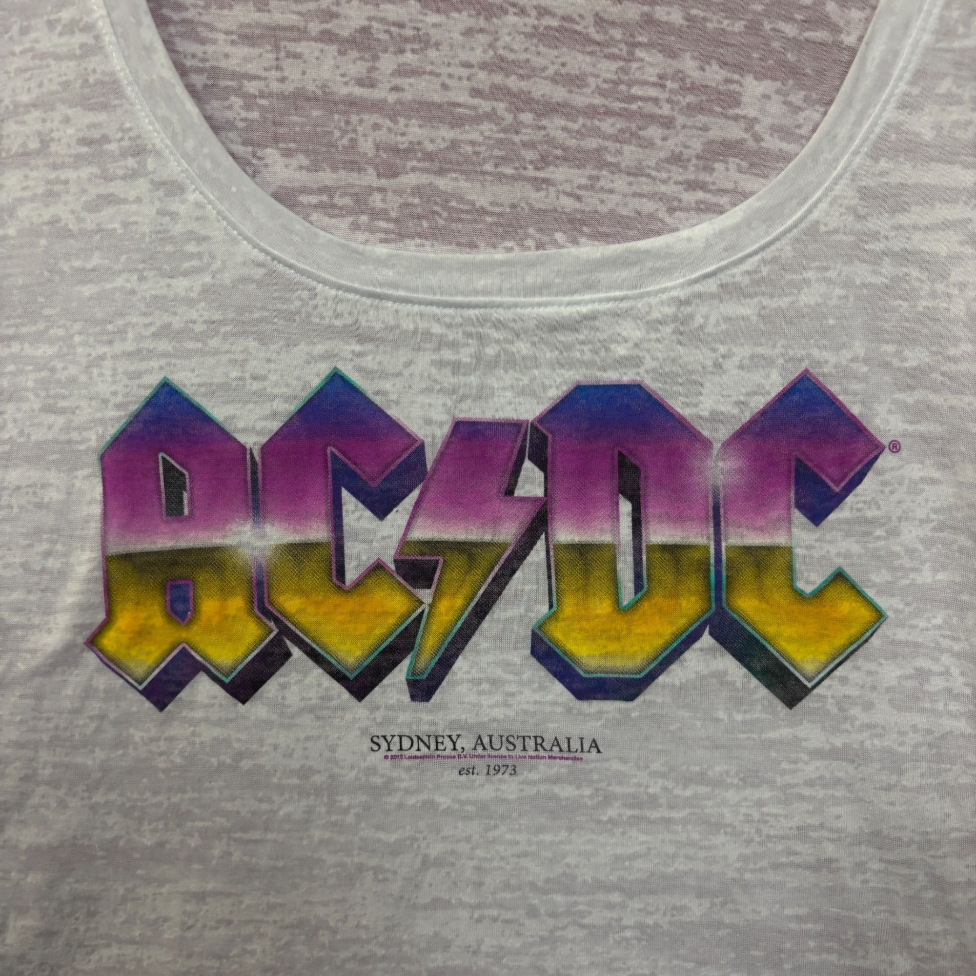 AC/DC AC/DC Sydney Australia woman’s rock Tshirt size large Size L / US 10 / IT 46 - 2 Thumbnail