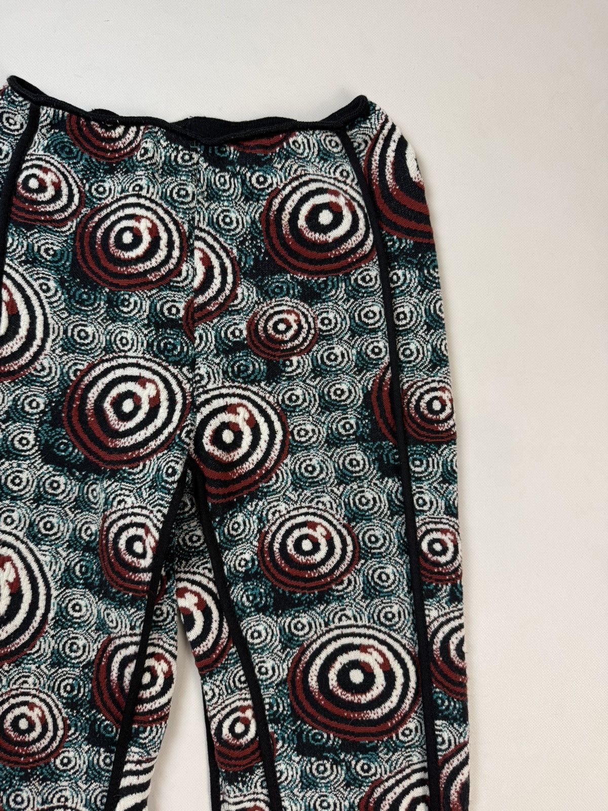 Jean Paul Gaultier Gaultier FW1996 Vintage OP Print Spiral Wool Pants Trousers Size 30" / US 8 / IT 44 - 7 Thumbnail