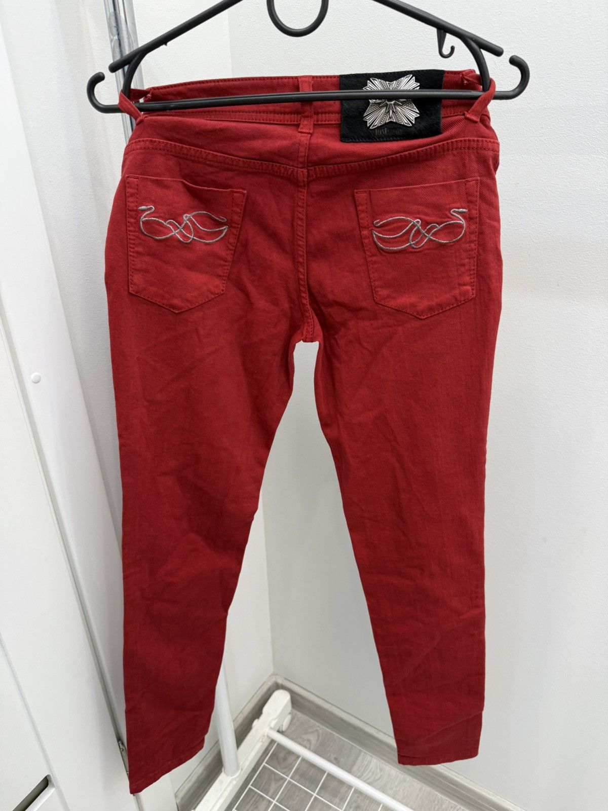 Just Cavalli Just Cavalli Geometric Printed Jeans Denim Pants Size 25" / US 0 / IT 36 - 2 Thumbnail