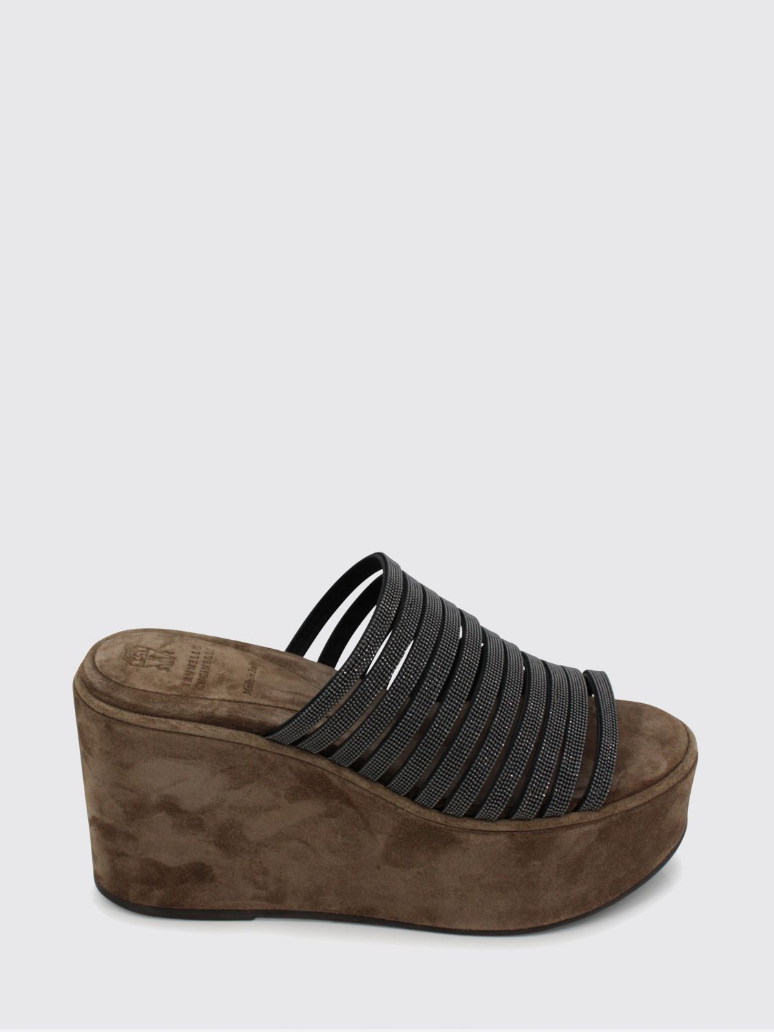 Brunello Cucinelli Brunello Cucinelli Heeled Sandal Woman Black Size US 6.5 / IT 36.5 - 1 Thumbnail