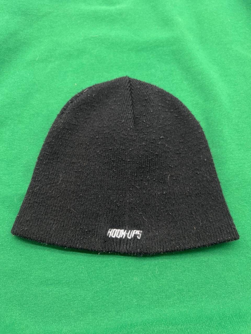 Hook-Ups × Shorty's Skateboards Vintage Hook Ups 90s Anime Girl rare black hat beanie USA Size ONE SIZE - 2 Thumbnail