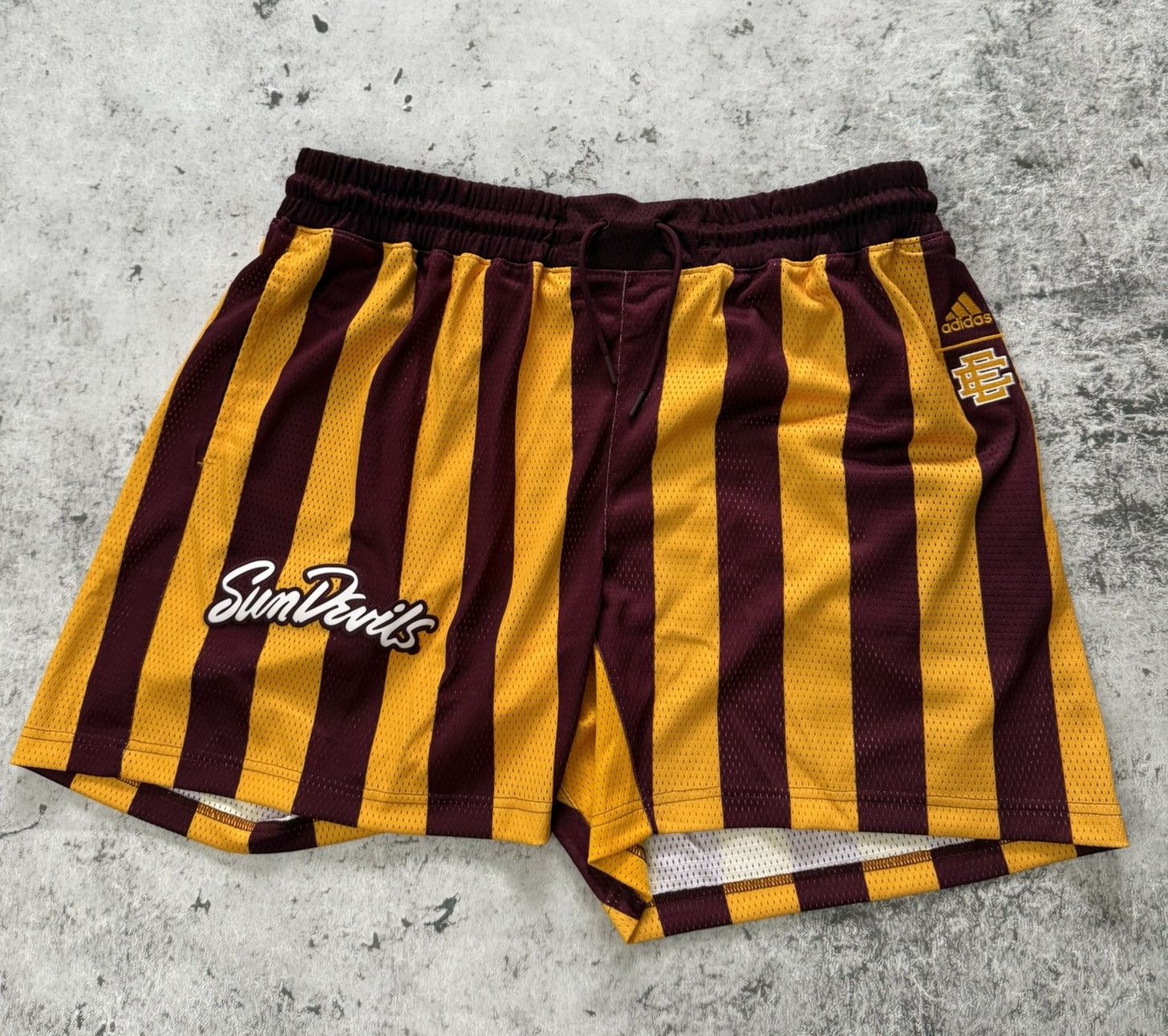 Eric Emanuel Adidas Arizona University Sun Devils Shorts 2XL
