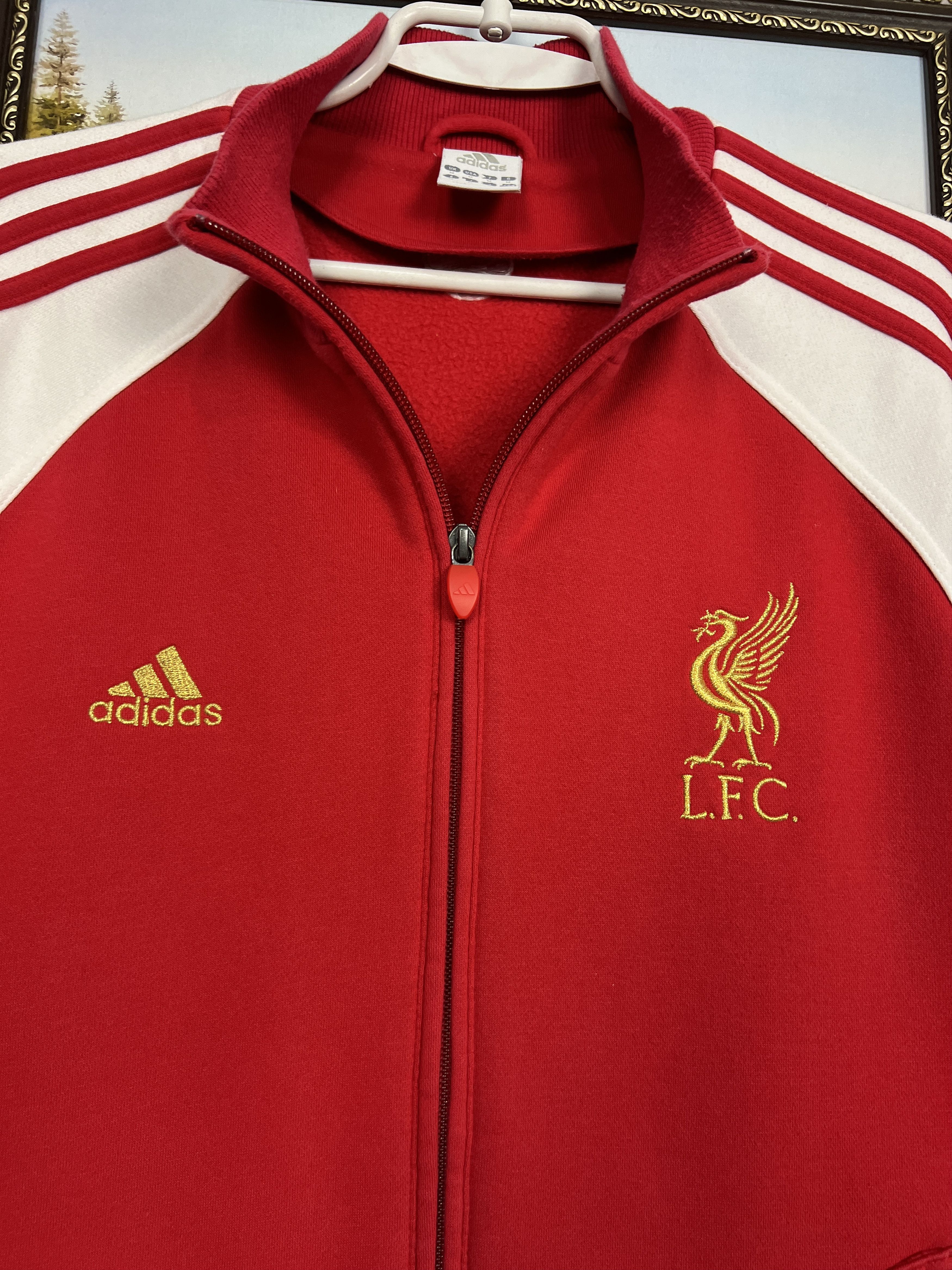 Adidas Vintage Liverpool Football Jacket Soccer Track Top Zip Size US M / EU 48-50 / 2 - 3 Thumbnail