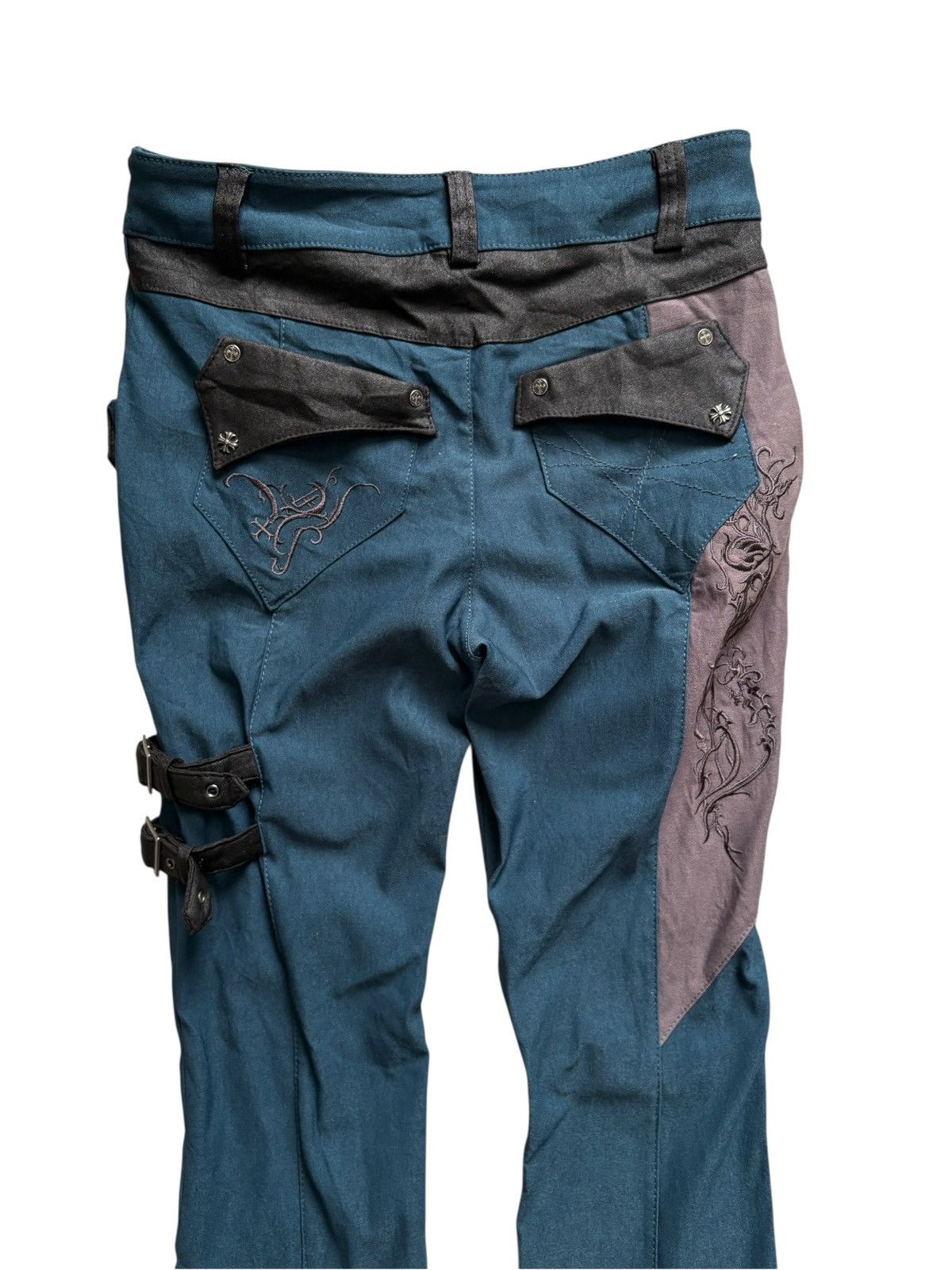 Japanese Brand Ozz Croce punk gothic pants Size US 30 / EU 46 - 9 Thumbnail