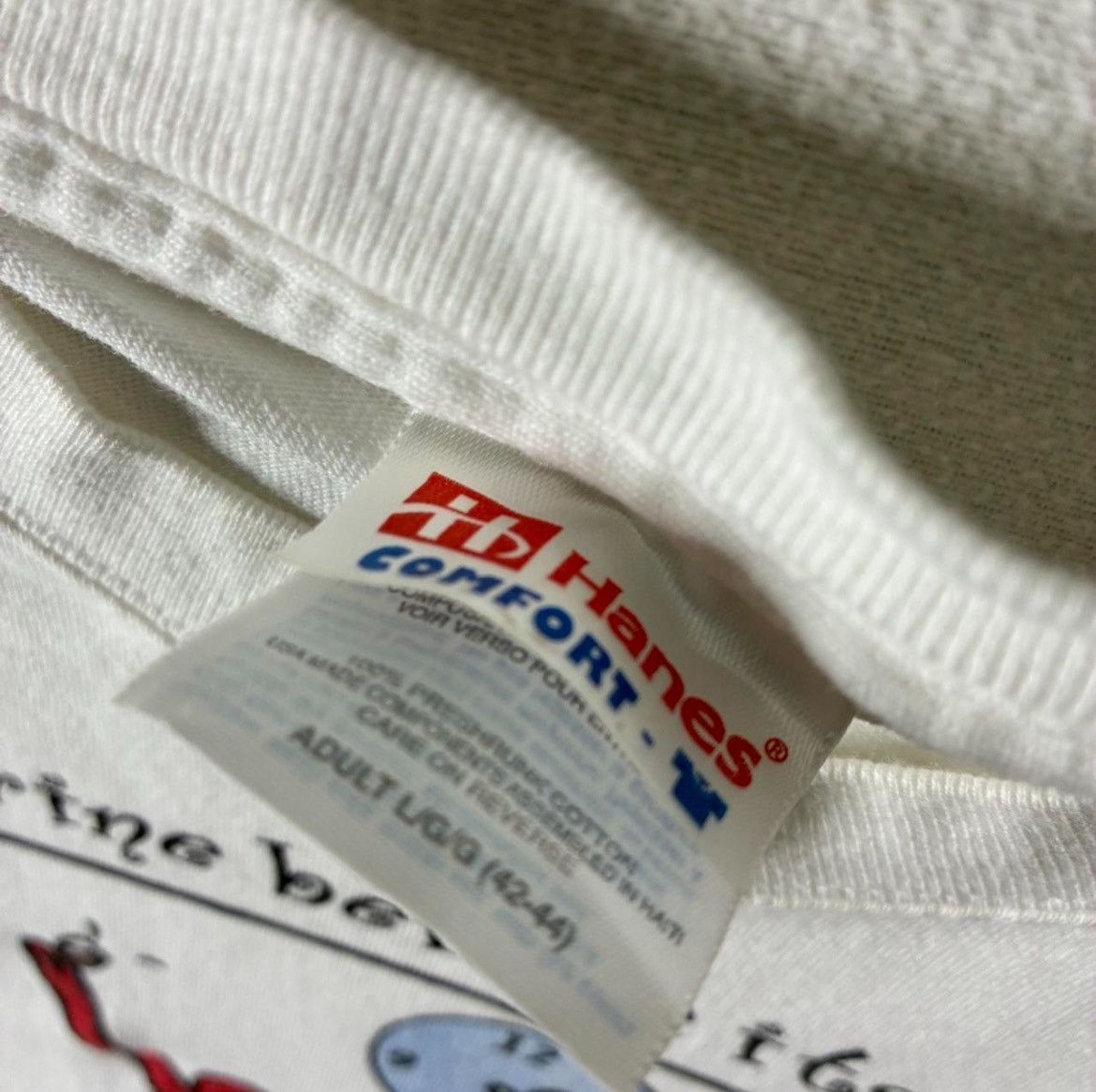 Hanes Vintage 1996 Hanes Comfort T-Shirt Large – Classic 90s Fit Size US L / EU 52-54 / 3 - 5 Thumbnail