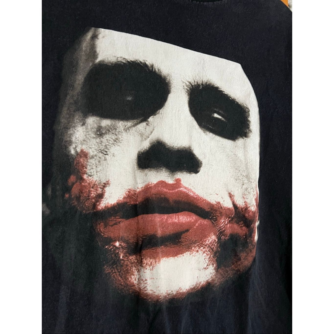 Warner Bros Vintage Batman The Dark Knight Heath Ledger Joker Big Face T Size US S / EU 44-46 / 1 - 2 Thumbnail
