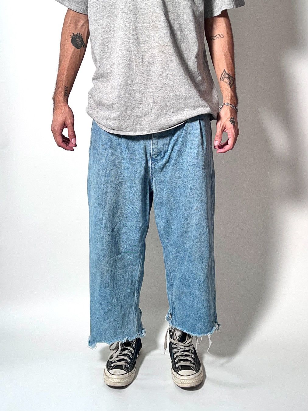 Obey Cropped Obey modified Jeans | Grailed