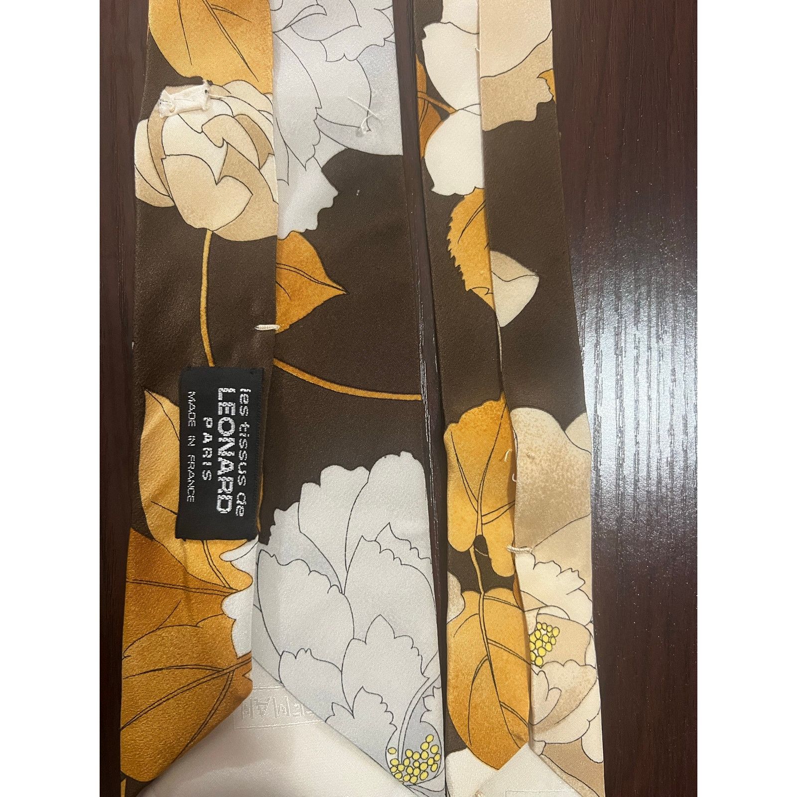 Leonard Paris Vintage Leonard Paris Silk Tie | Men's Designer Tie Size ONE SIZE - 4 Thumbnail