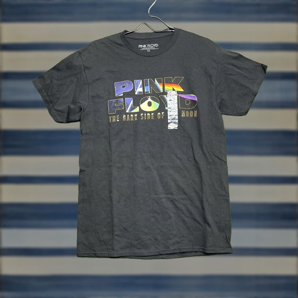 Hot Topic Hot Topic Shirt Mens M T-Shirt Pink Floyd The Dark Side Of The Moon Moon Band NWT Black Cotton Crew Neck Short Sleeve Vintage No Size US M / EU 48-50 / 2 - 1 Thumbnail