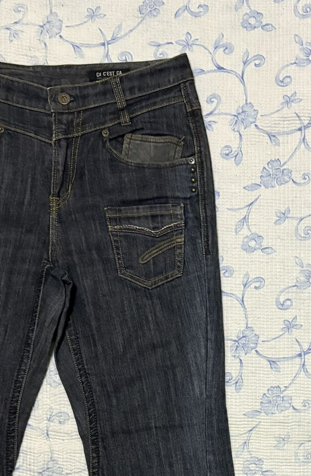Japanese Brand × Vintage Japanese Comme Ci Comme Ca Streetwear Jeans Flared Denim Size US 28 / EU 44 - 7 Thumbnail