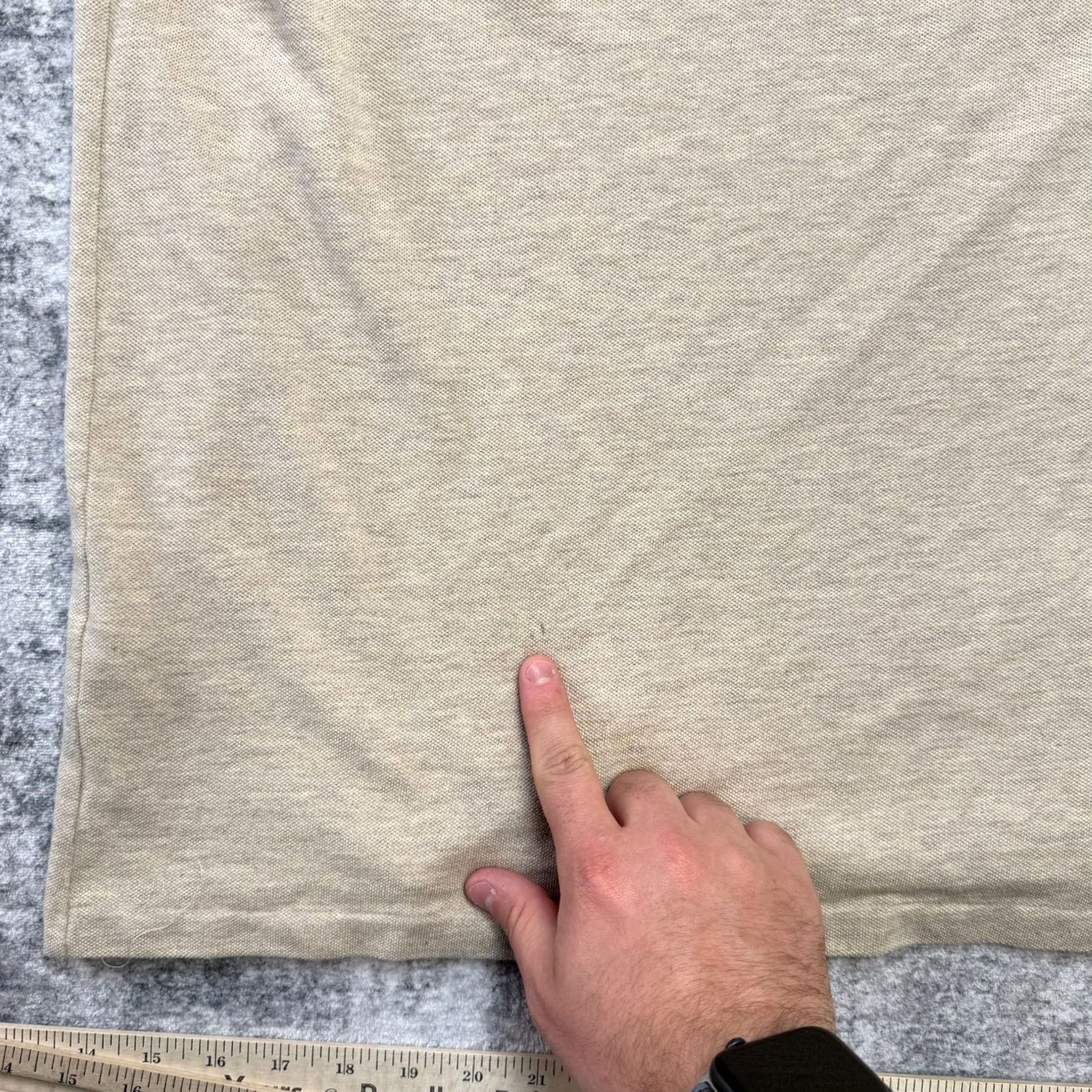 Lacoste Lacoste Polo Shirt 2XL 7 Beige Cotton Pique Knit Preppy Old Money Logo Mens Size US XXL / EU 58 / 5 - 6 Thumbnail